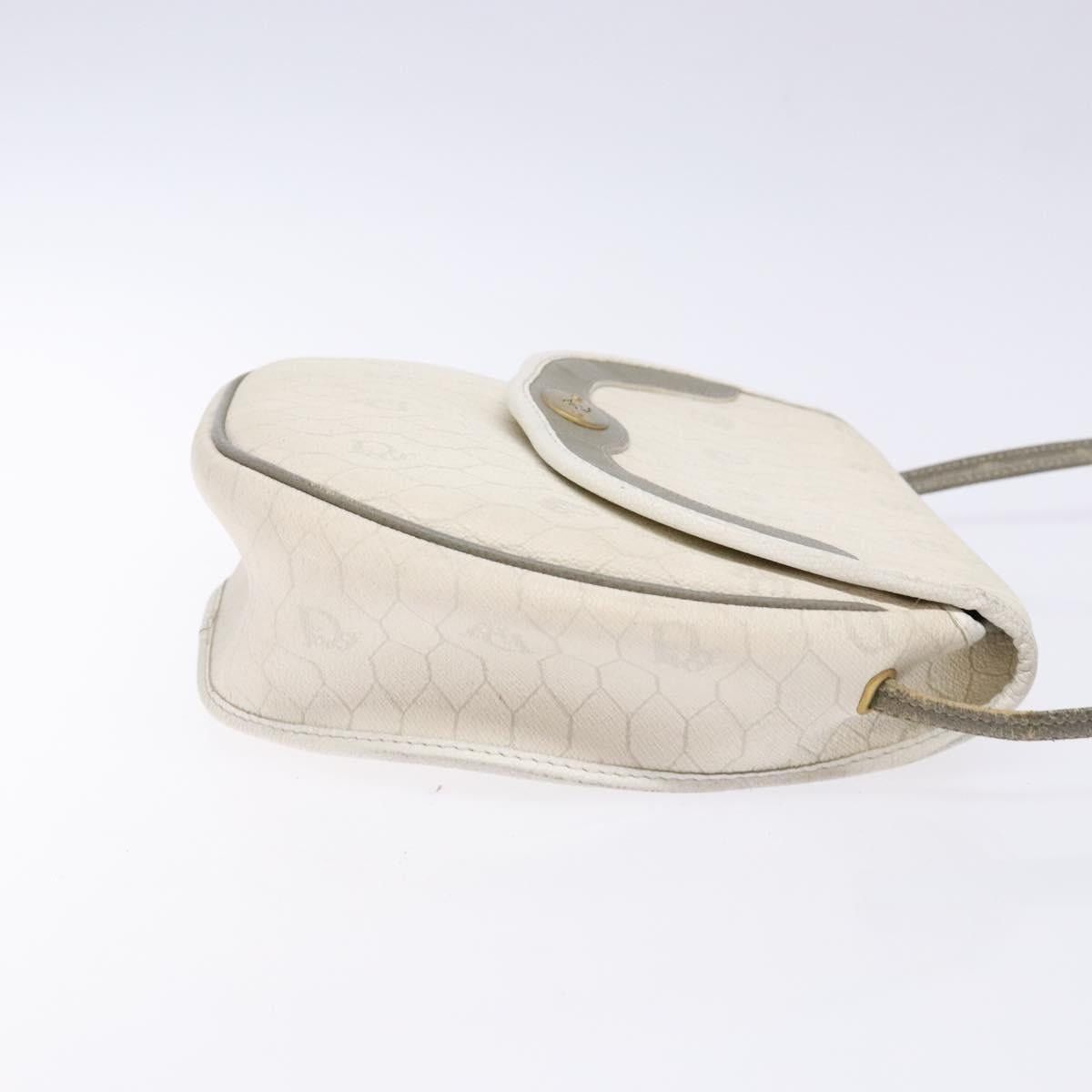 Dior DIOR Honeycomb Canvas Shoulder Bag Pvc White Gold Size ONE SIZE - 5 Thumbnail