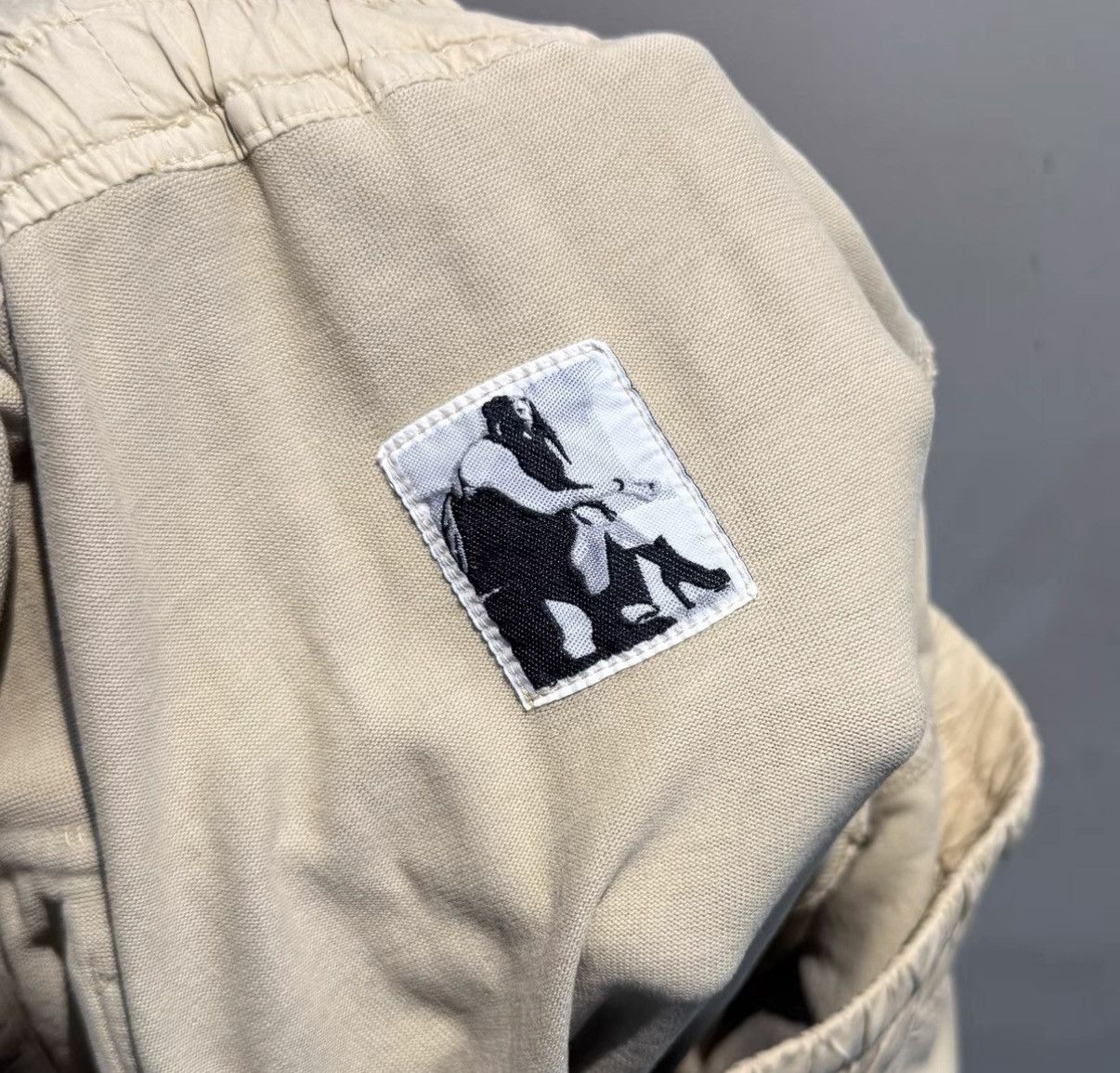 Rick Owens Rick Owens DRKSHDW Beige Drawstring Pants with Dual Loops Size US 34 / EU 50 - 6 Thumbnail