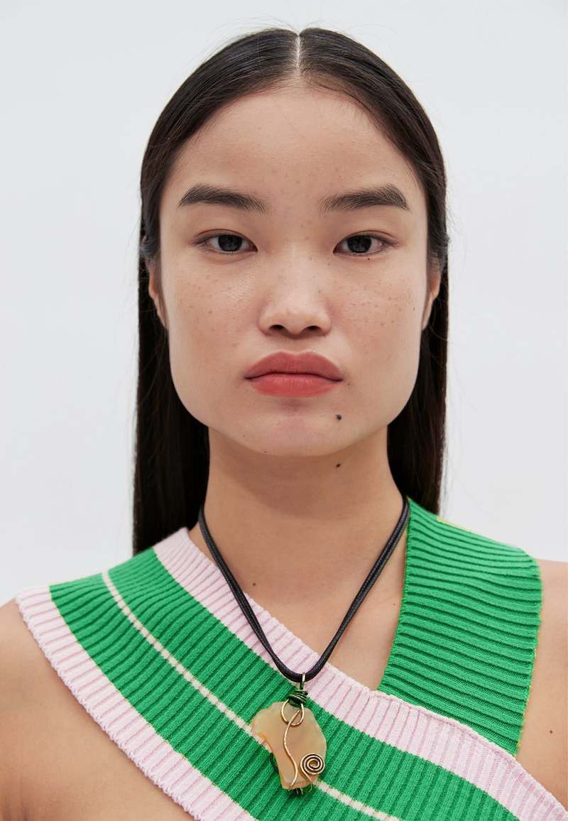 Andersson Bell o1mle1224 Sasha Rib Bandage Top in Green/White Size L / US 10 / IT 46 - 5 Thumbnail