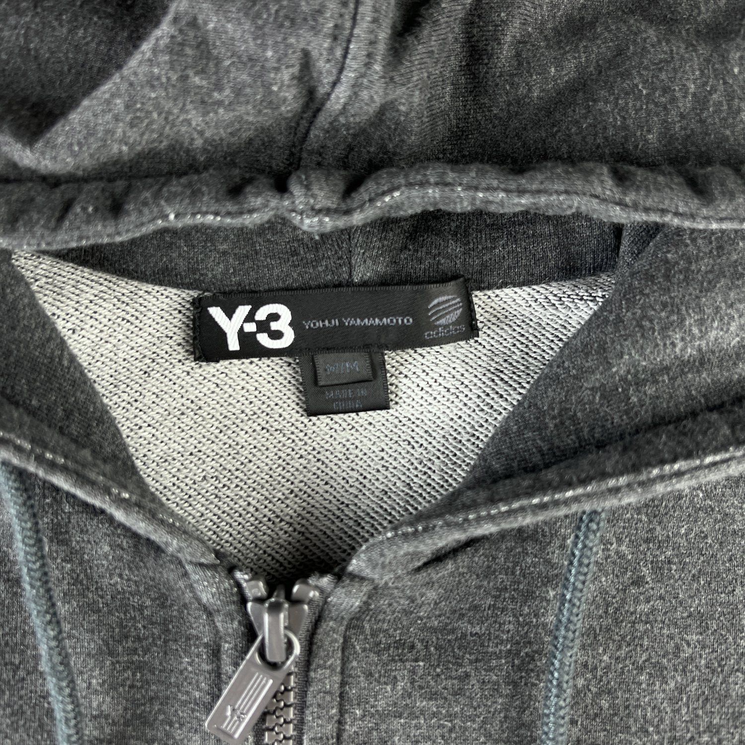 Y-3 × Yohji Yamamoto Y-3 Dark Grey Zip Hoodie Size US M / EU 48-50 / 2 - 4 Thumbnail