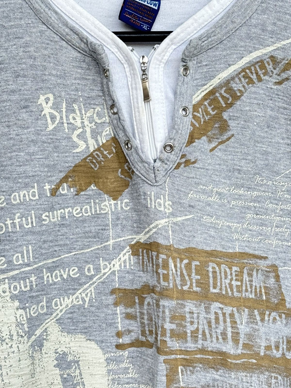 Japanese Brand × Vintage Punk! Interflow Poem Riot Tees Size US XL / EU 56 / 4 - 3 Thumbnail