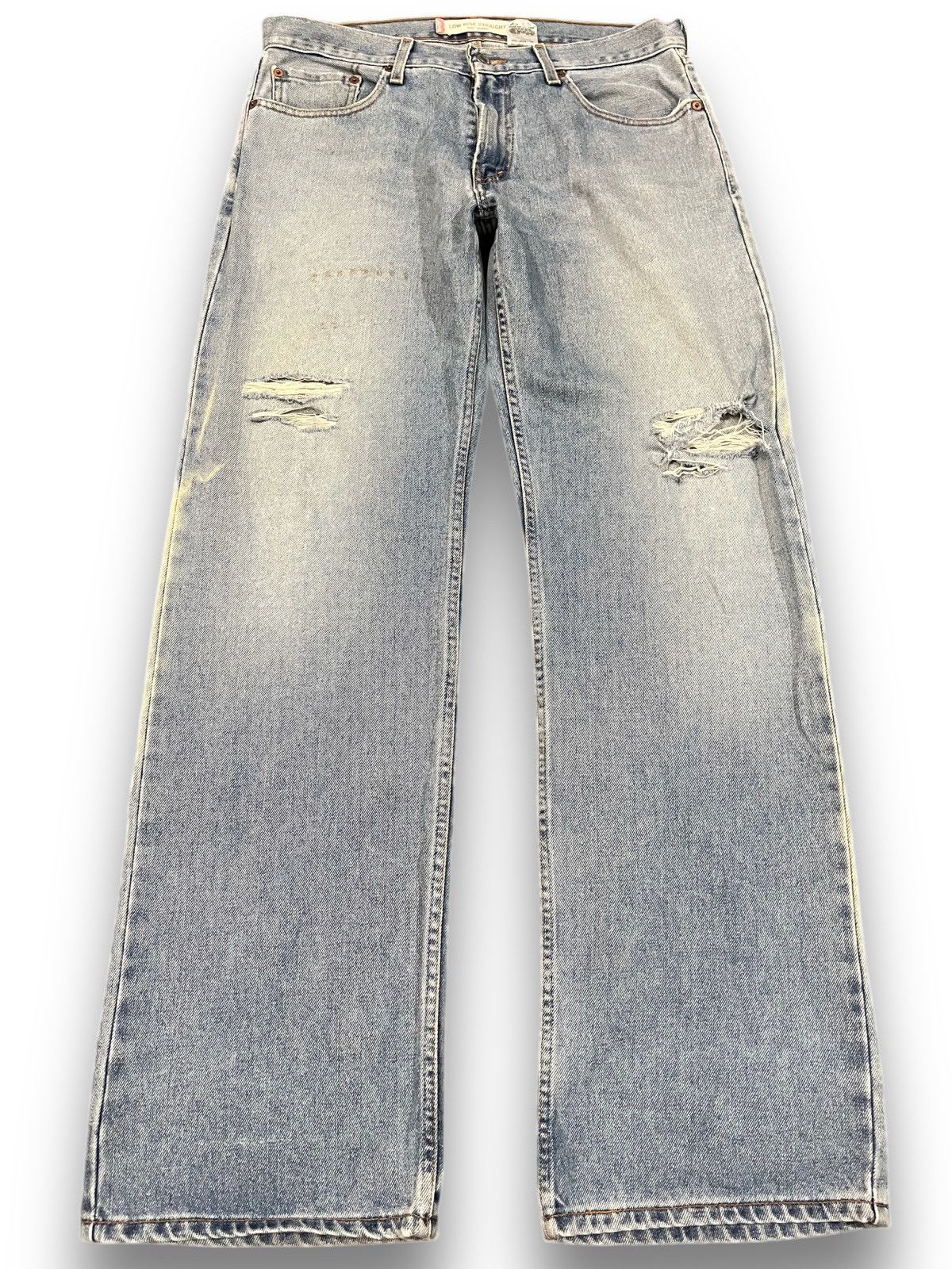 LVC × Levi's × Levi's Vintage Clothing Vintage Levi’s 529 Low Rise Straight Distressed Denim Size US 34 / EU 50 - 1 Thumbnail