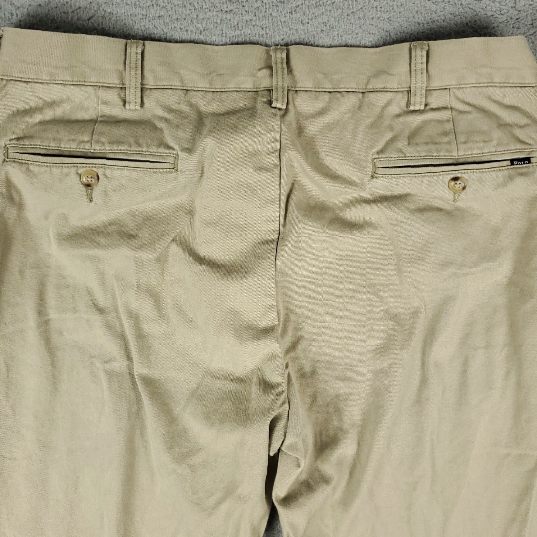 Ralph Lauren Ralph Lauren Chino Pants Mens 38x30 Beige Flat Front Casual Trousers Size US 38 / EU 54 - 7 Thumbnail