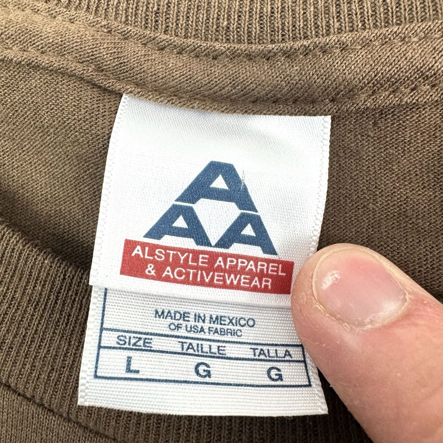 Vintage VINTAGE Stewie Family Guy T Shirt Adult Large Brown Cotton Crew Neck Short Sleeve Alstyle 90s Y2K Fox Mens Size US L / EU 52-54 / 3 - 4 Thumbnail