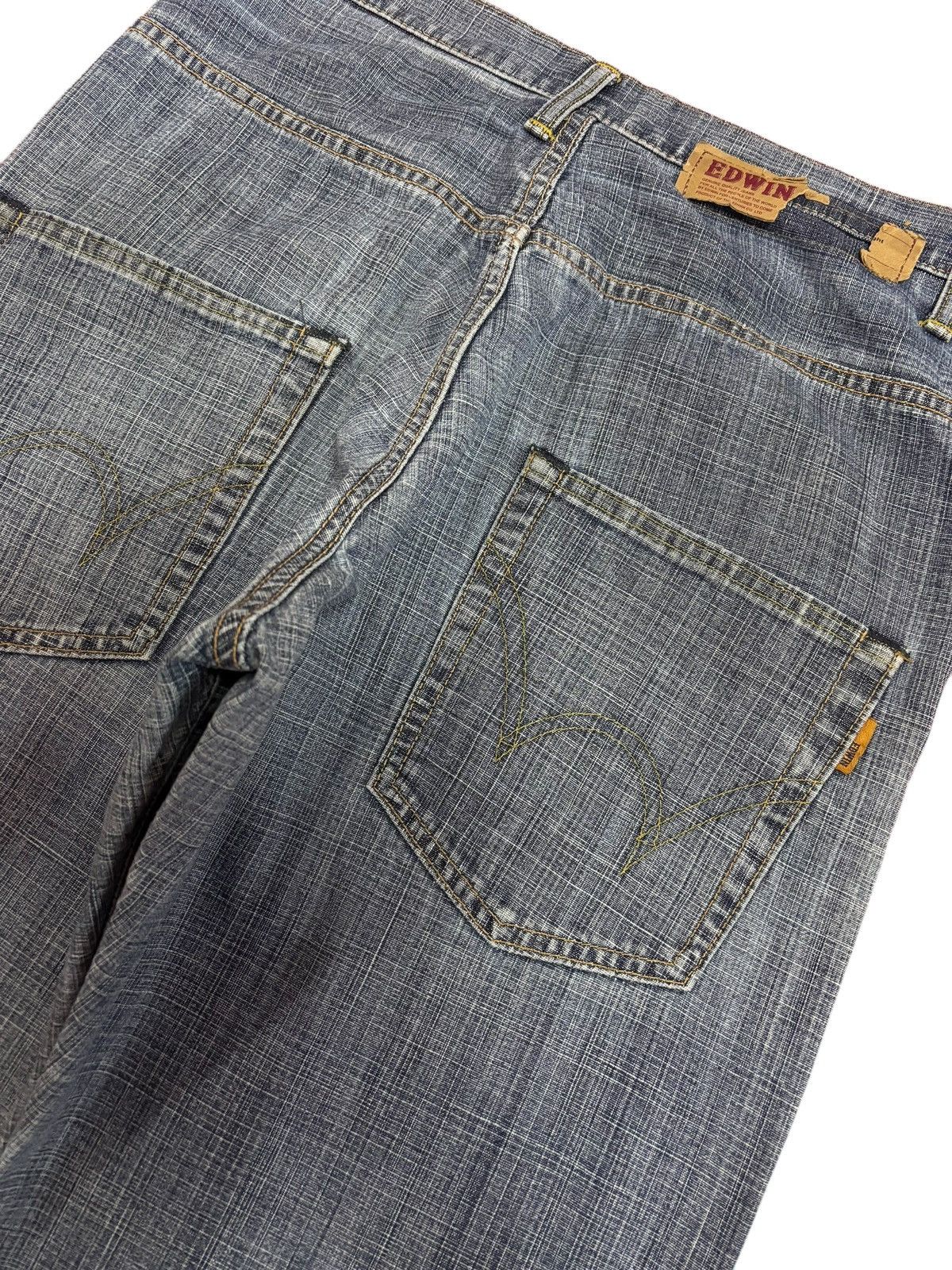 Edwin × Self Edge × Vintage 90s Vintage Edwin 505D Selvedge Orange Tag Jeans Size US 30 / EU 46 - 6 Thumbnail