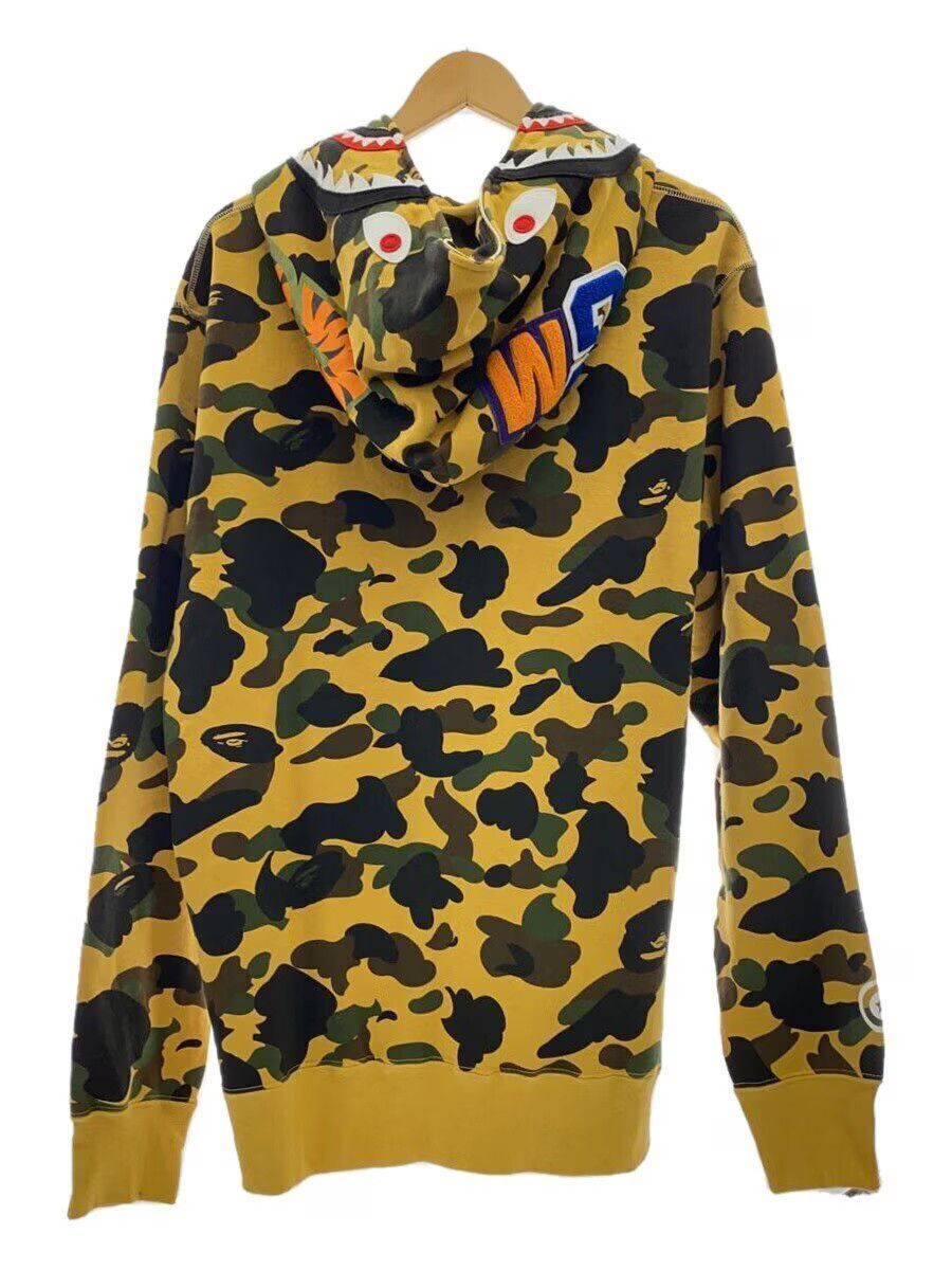 Bape A Bathing Ape 1St Camo Shark Full Zip Cotton Hoodie Camel Size US XXL / EU 58 / 5 - 1 Thumbnail