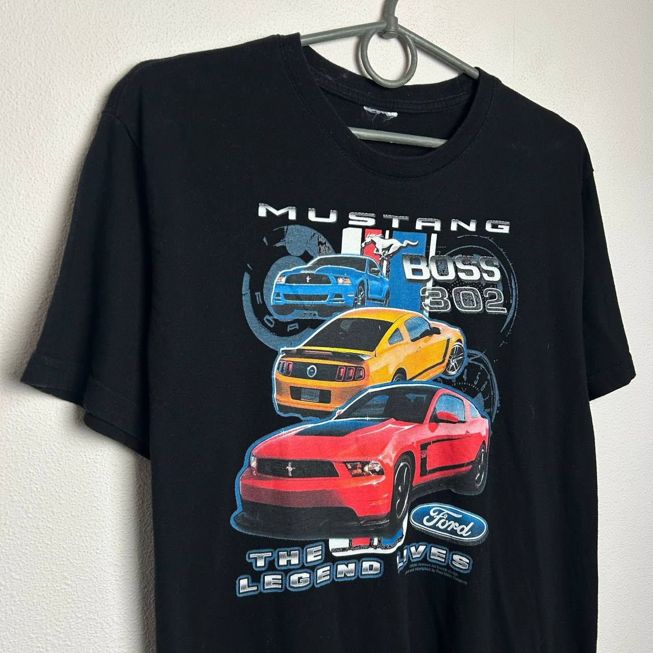 Mustang Vintage Mustang Ford Big logo Racing 2000s tee size M Size US M / EU 48-50 / 2 - 2 Thumbnail