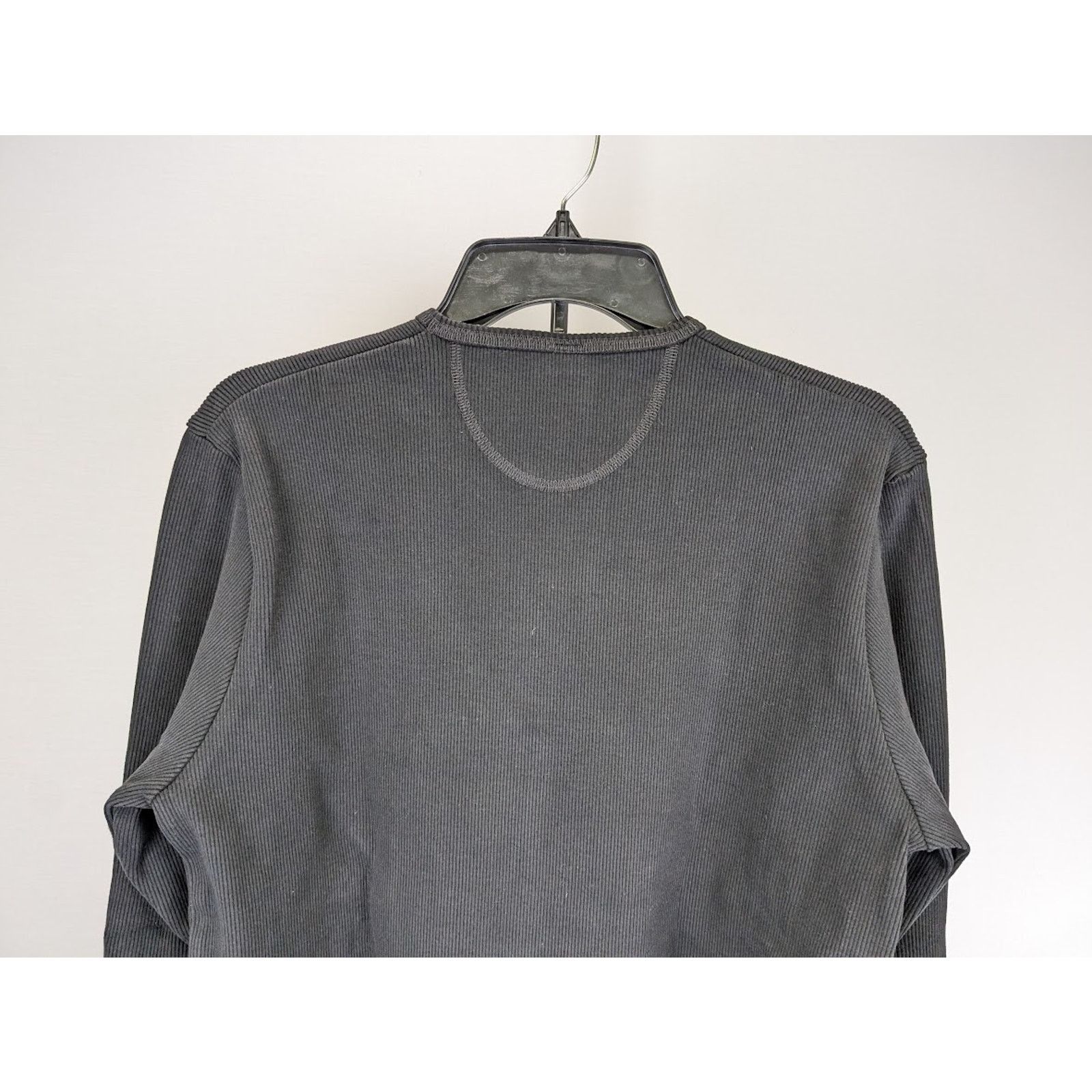 o1rshd1 Ribbed Jersey Stretch E. Long Sleeves Shirt in Black