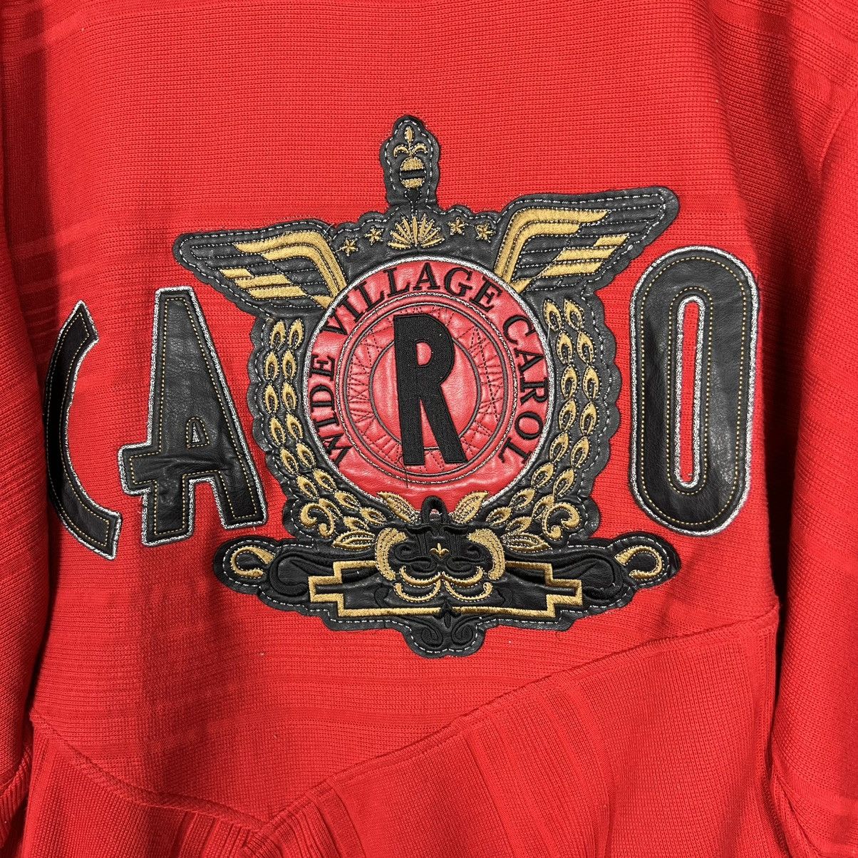 Vintage Wide Village CAROL Big Logo Crewneck Sweatshirt #4043-C184 Size US L / EU 52-54 / 3 - 3 Thumbnail