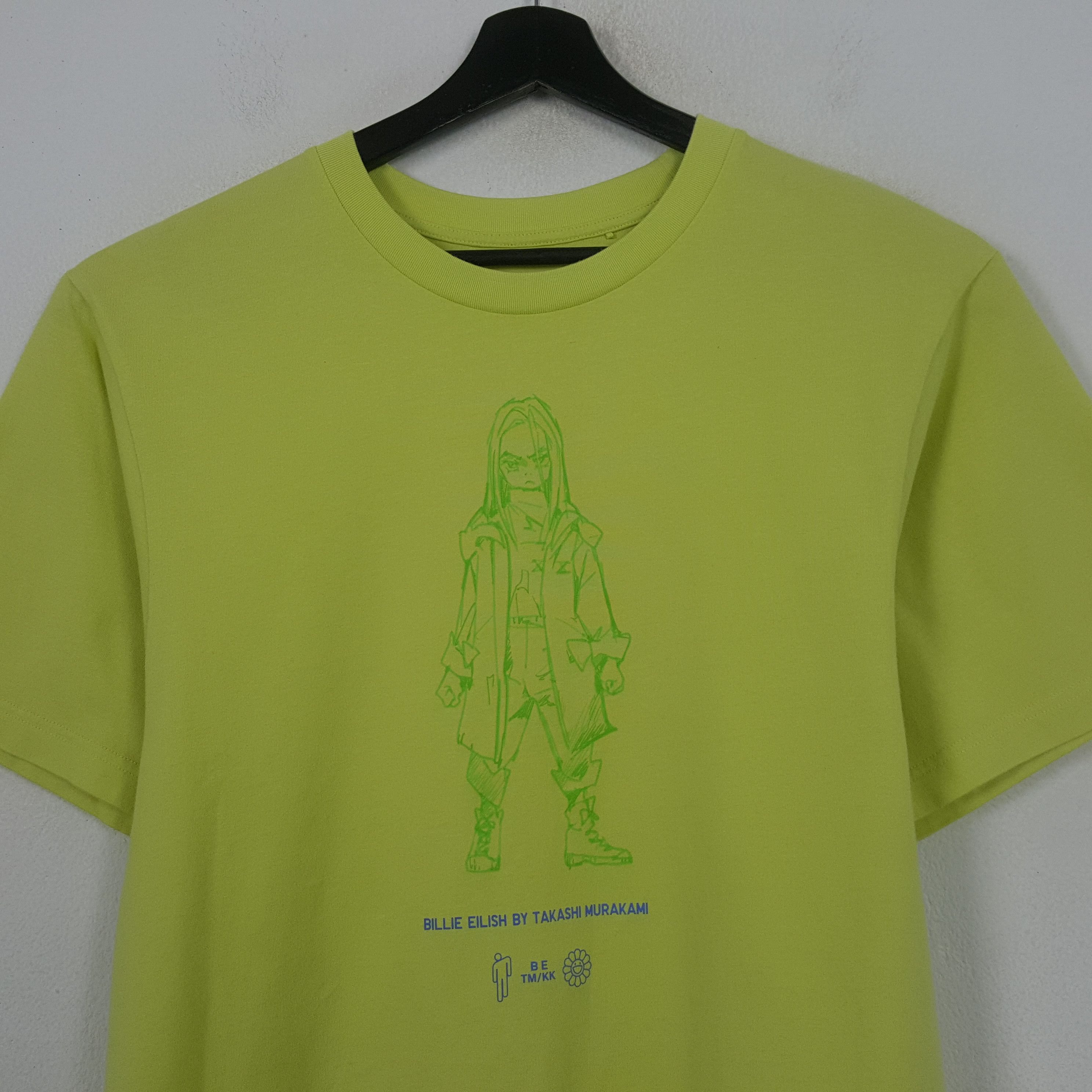 Uniqlo Billie Elish By Takashi Murakami Uniqlo Tshirt RR2 Size US M / EU 48-50 / 2 - 2 Thumbnail