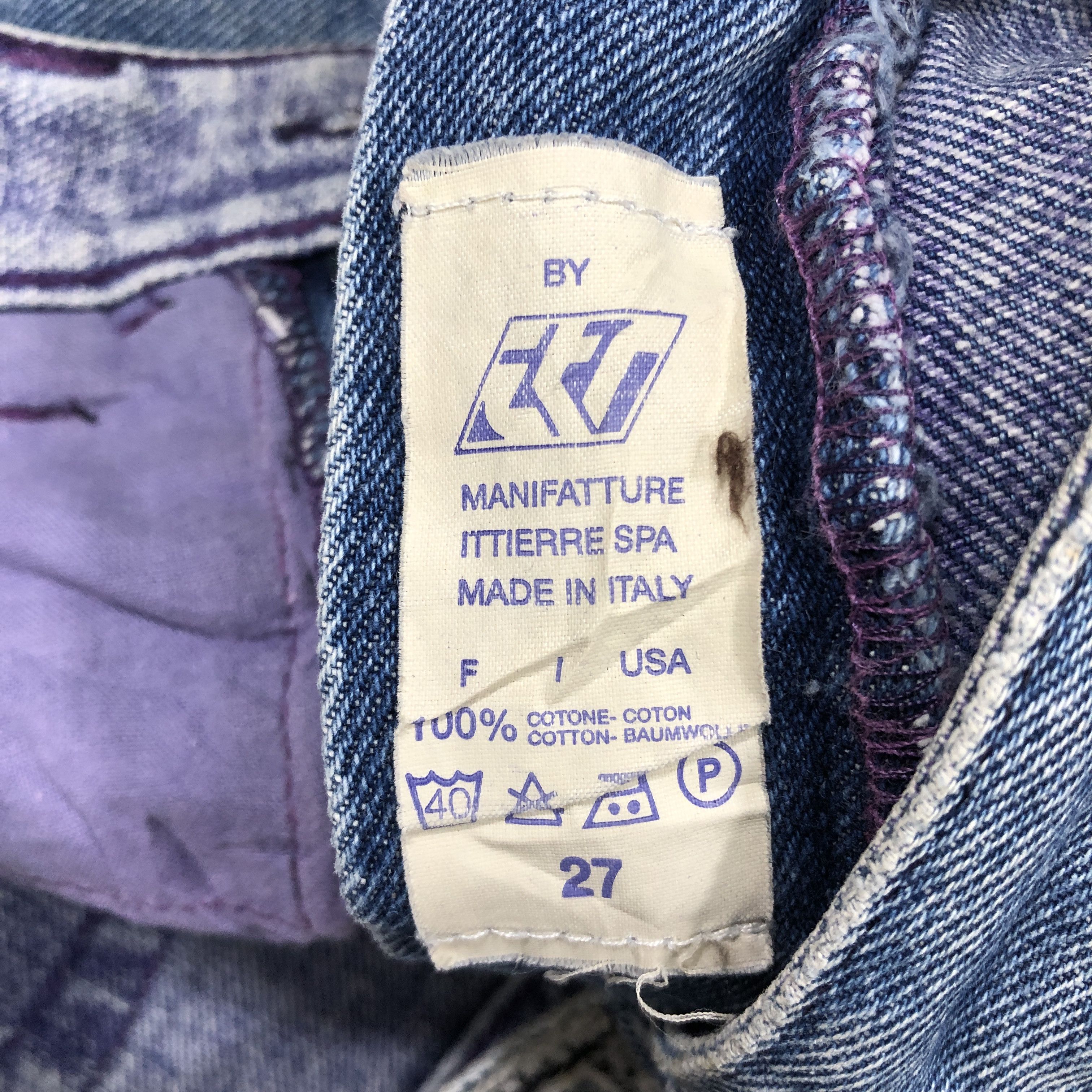 Versace × Vintage Versace Taperred Jeans 26 x 27 L1306W Size 26" / US 2 / IT 38 - 9 Thumbnail