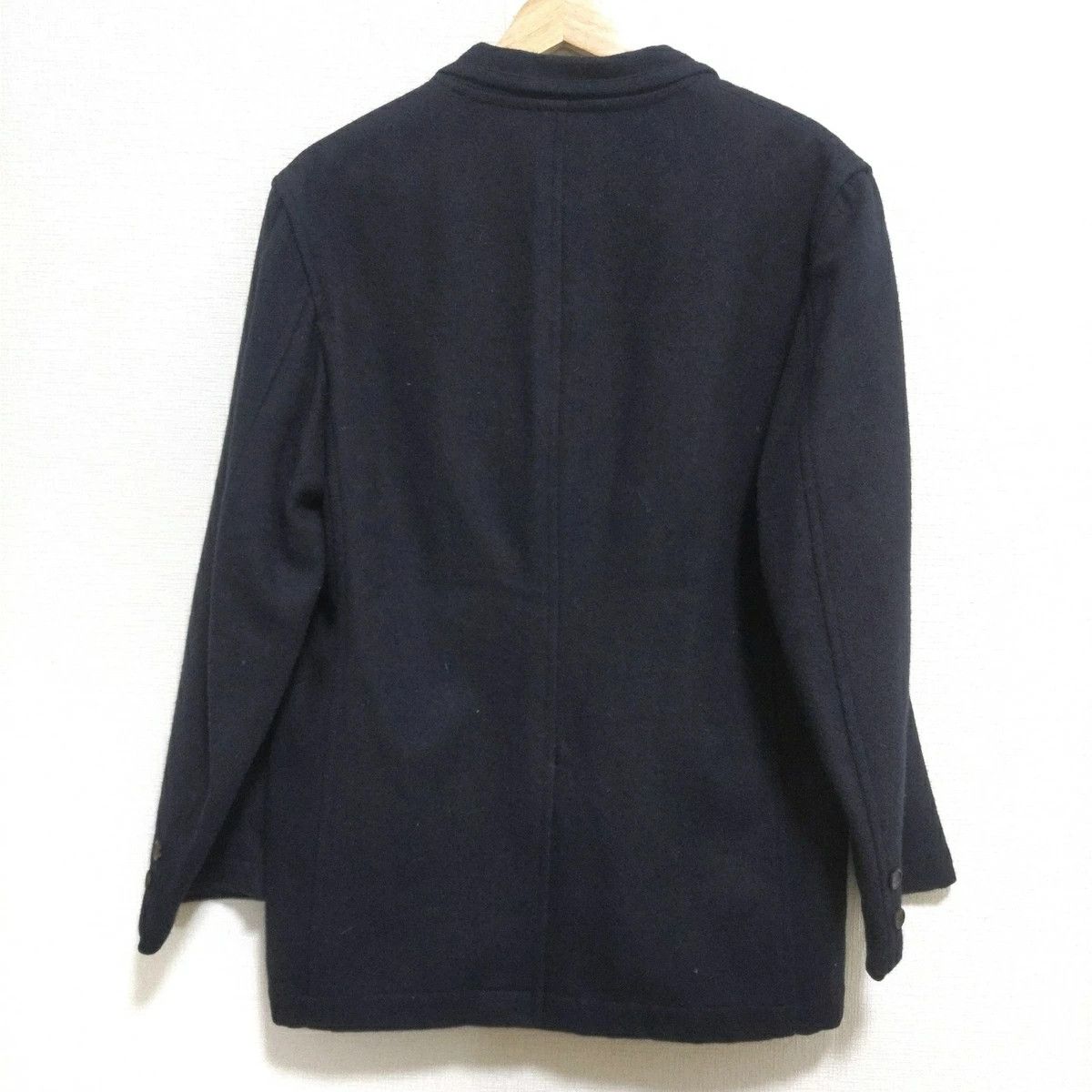 Comme des Garcons Homme Jacket long sleeves patch pocket 2 button plain Dark Navy Size US S / EU 44-46 / 1 - 2 Thumbnail