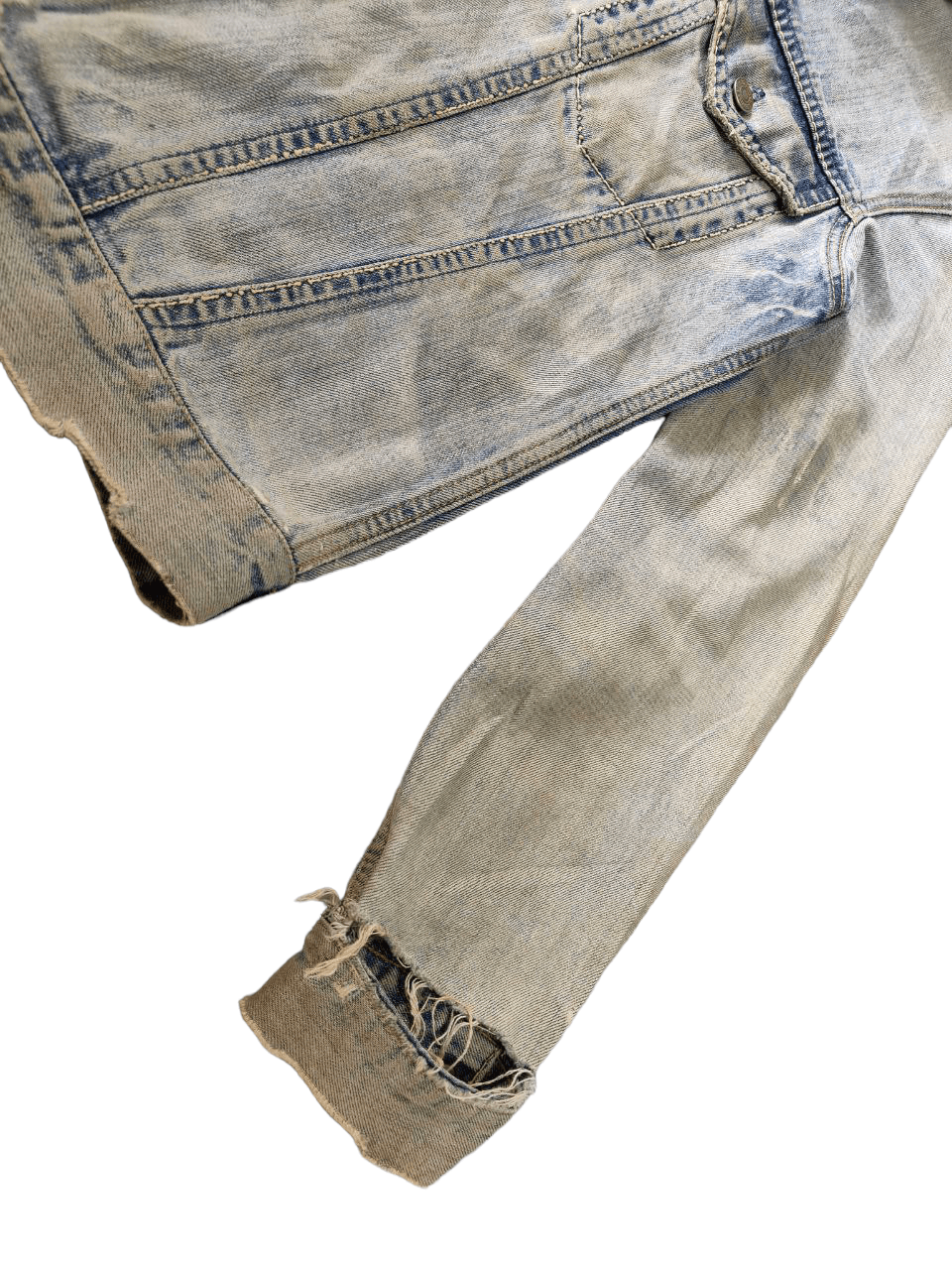 Levi's Thrashed Levi's Distressed Worn Denim Jacket Size US M / EU 48-50 / 2 - 5 Thumbnail