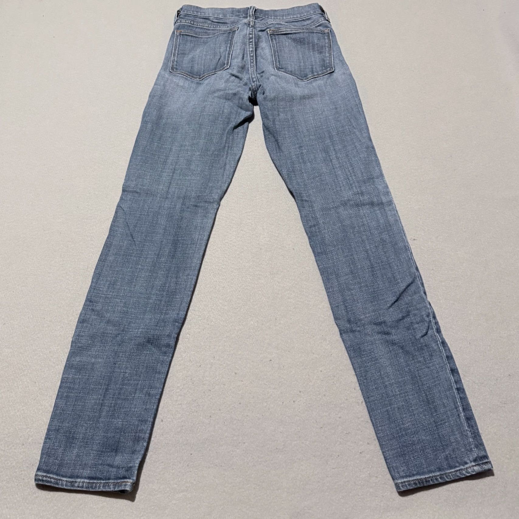 J.Crew J. Crew Jeans Blue Denim Stretch Pockets Low Rise Skinny Zip Fly 24 Women Jeans Size 42" / US 20 - 2 Thumbnail