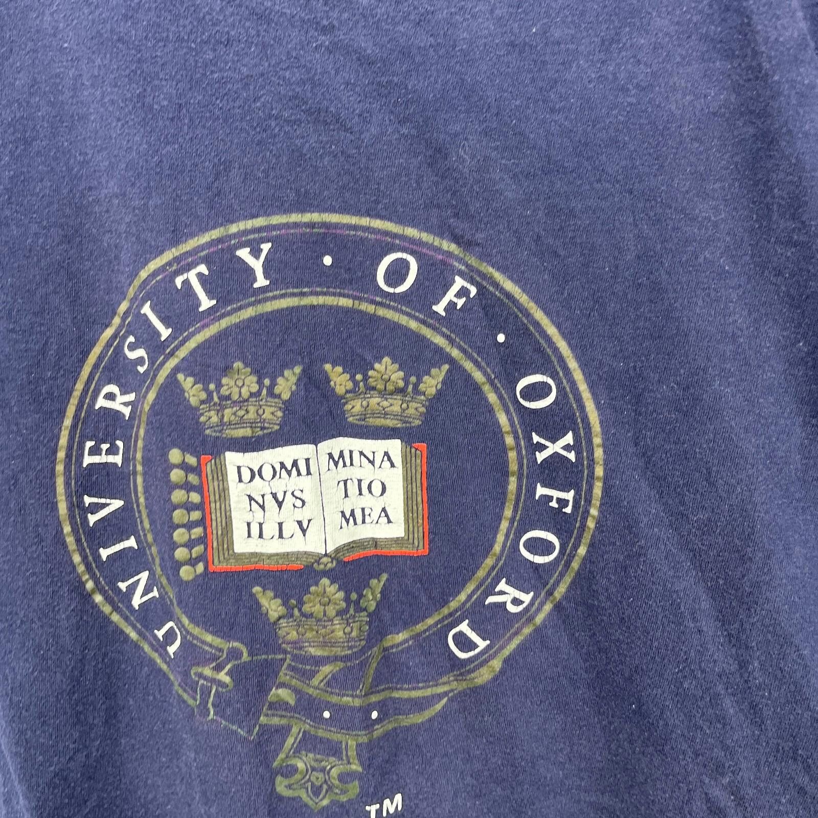 Vintage Vintage 90s University of Oxford England T-Shirt Large Size US L / EU 52-54 / 3 - 3 Thumbnail