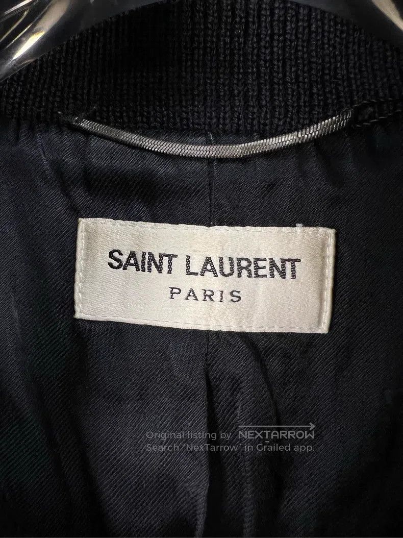 Saint Laurent Paris Saint Laurent Paris Black and White Baseball Jacket Size US M / EU 48-50 / 2 - 3 Thumbnail
