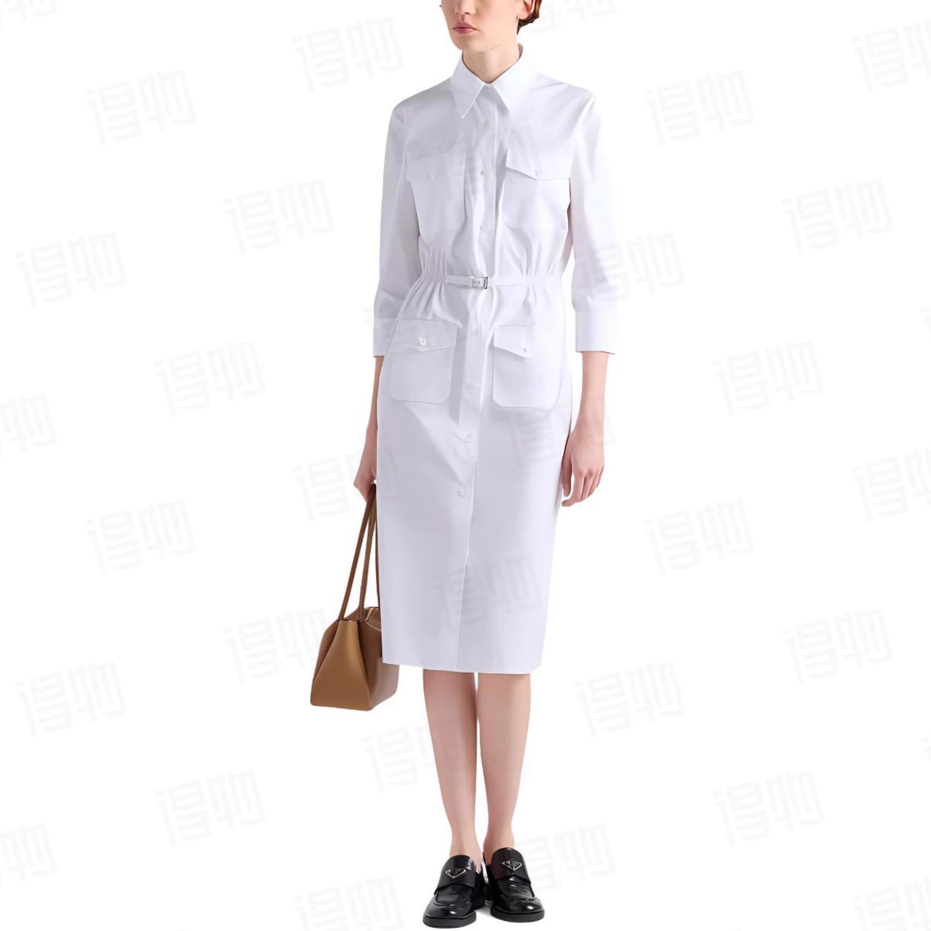 Prada Prada 24 New Classic Dress 40S Size S / US 4 / IT 40 - 9 Thumbnail