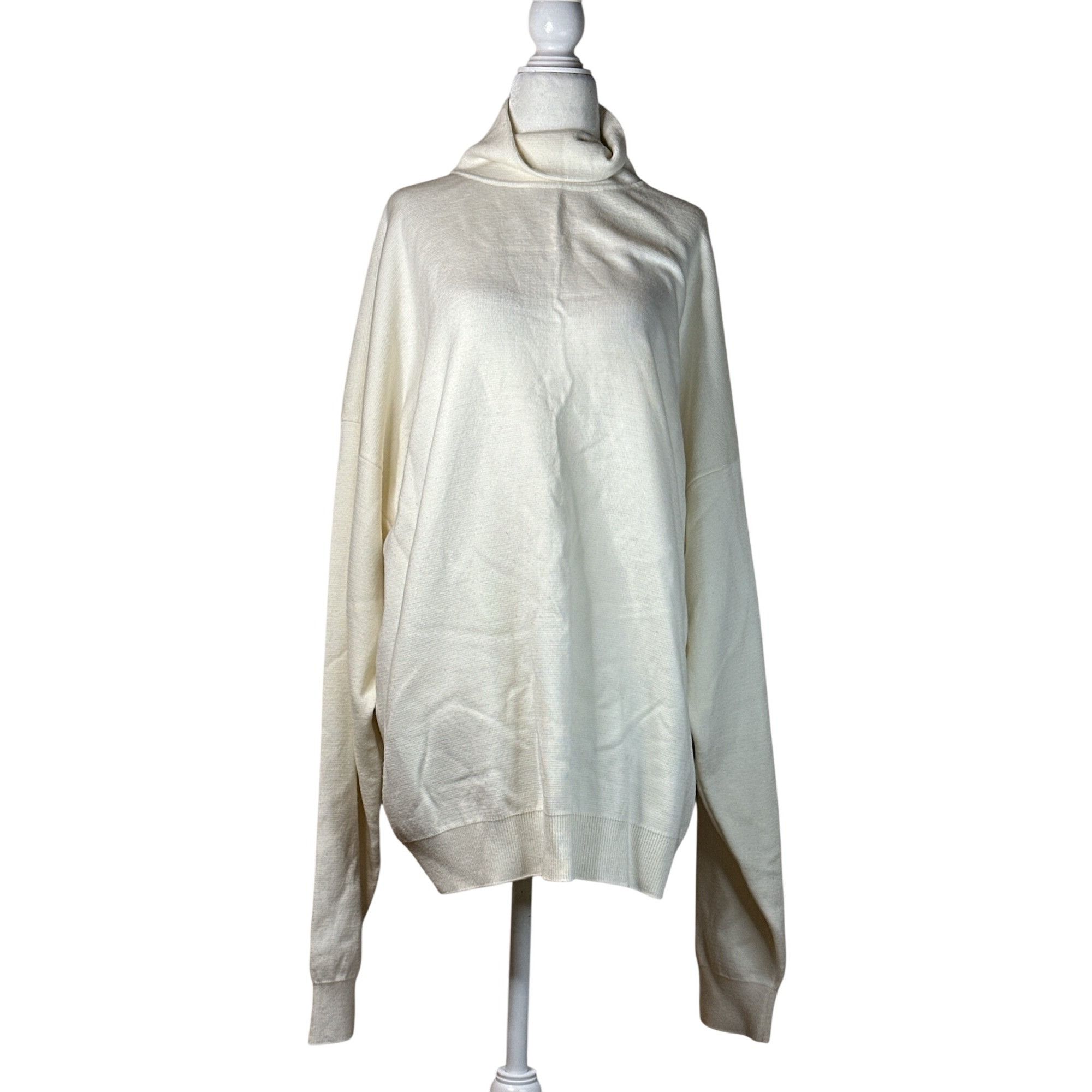 Fear of God Fear of God Eternal Merino Wool Turtleneck in Cream XX-Large Size US XXL / EU 58 / 5 - 7 Thumbnail