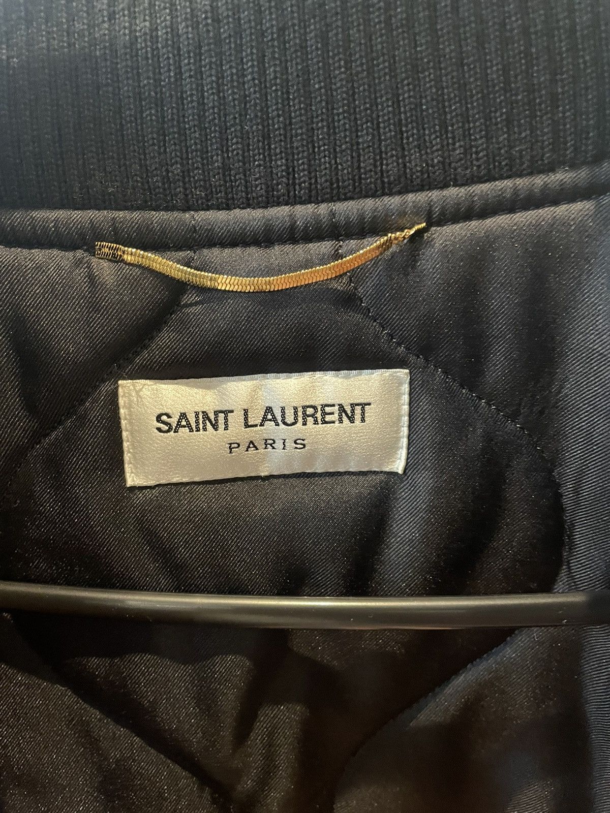 Saint Laurent Paris Bomber Jacket w/ Tags Size US S / EU 44-46 / 1 - 7 Thumbnail