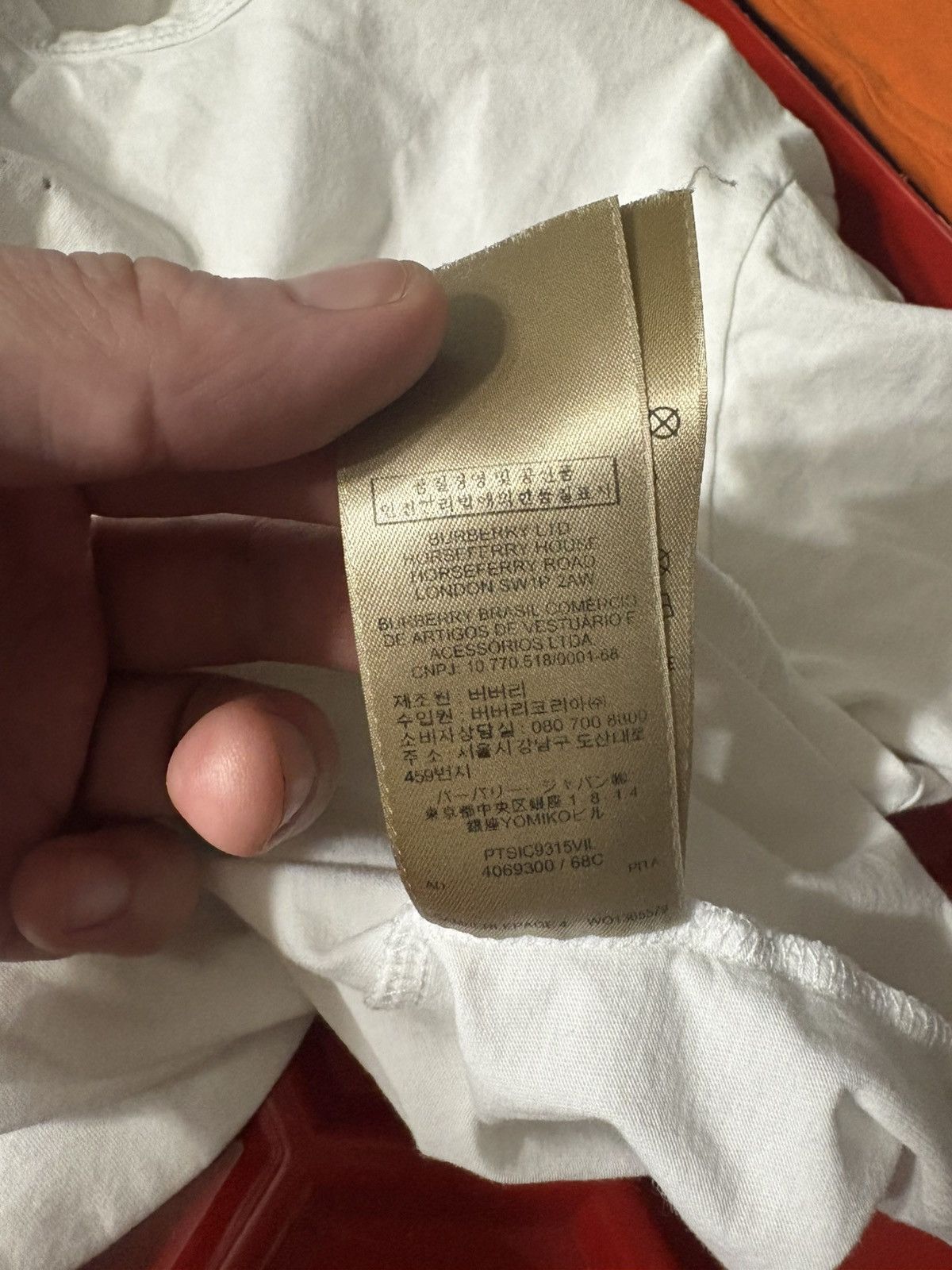 Burberry Burberry Painters Tshirt 2018 Designer Distressed Art Tee Size US S / EU 44-46 / 1 - 11 Thumbnail