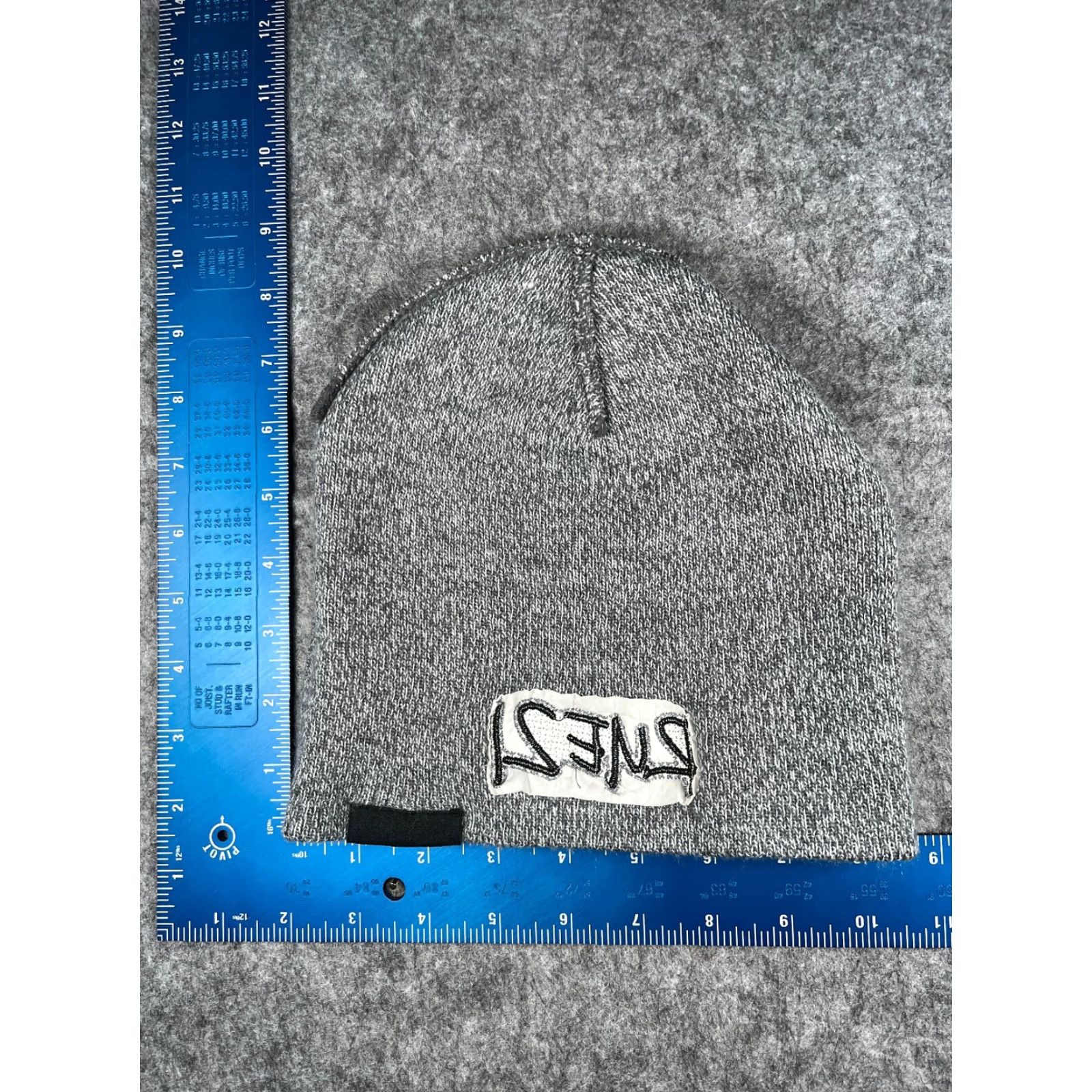 Vintage Crossland Beanie Hat Adult One Size Gray 100% Acrylic Knit Embroidered Beanie Seasonal Outdoor Ski Logo Mens Women Size ONE SIZE - 5 Thumbnail