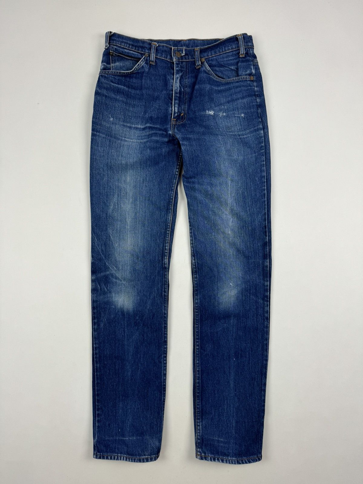 Levi's 80’s Vintage Levi’s 620-0217 Distressed Orange Tab Jeans Size US 34 / EU 50 - 3 Thumbnail