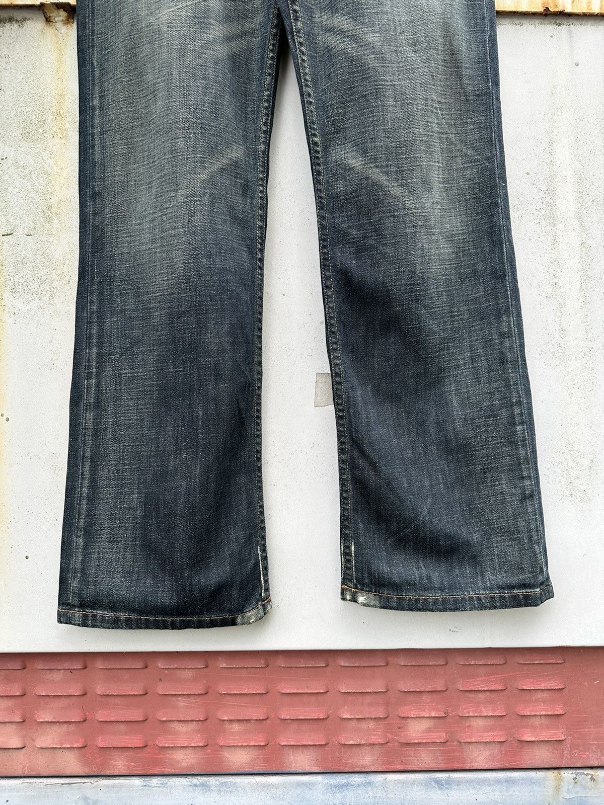 Salvage 👹Vintage Selvedge Bootcut Jeans Made In USA Size US 30 / EU 46 - 8 Thumbnail