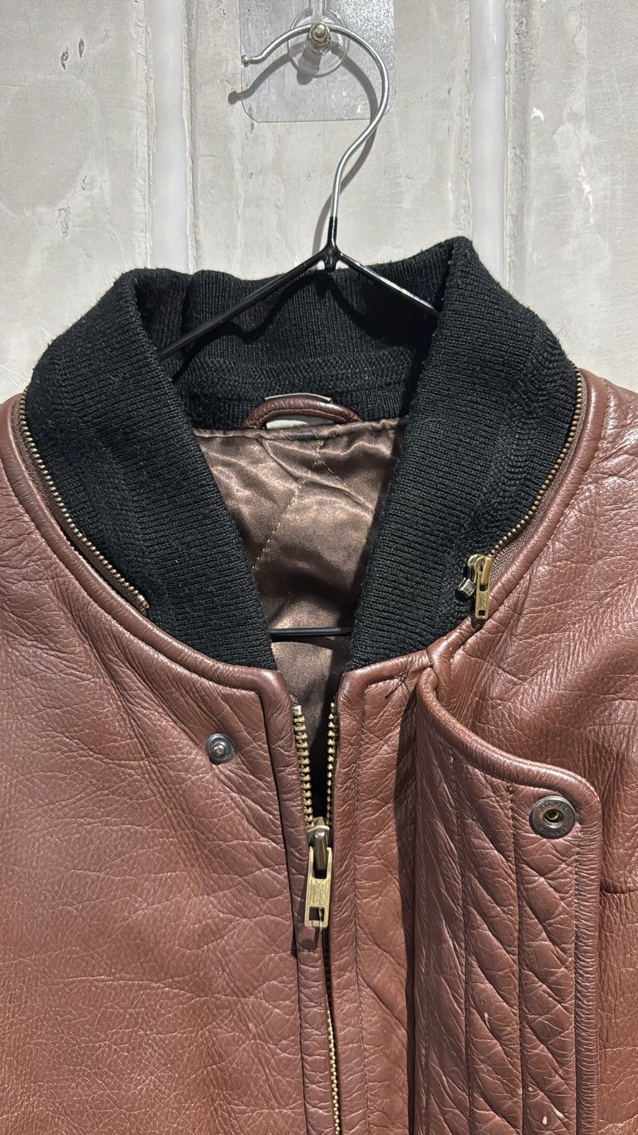 Issey Miyake vintage leather bomber jacket issey miyake durban intermezzo Size US M / EU 48-50 / 2 - 15 Thumbnail