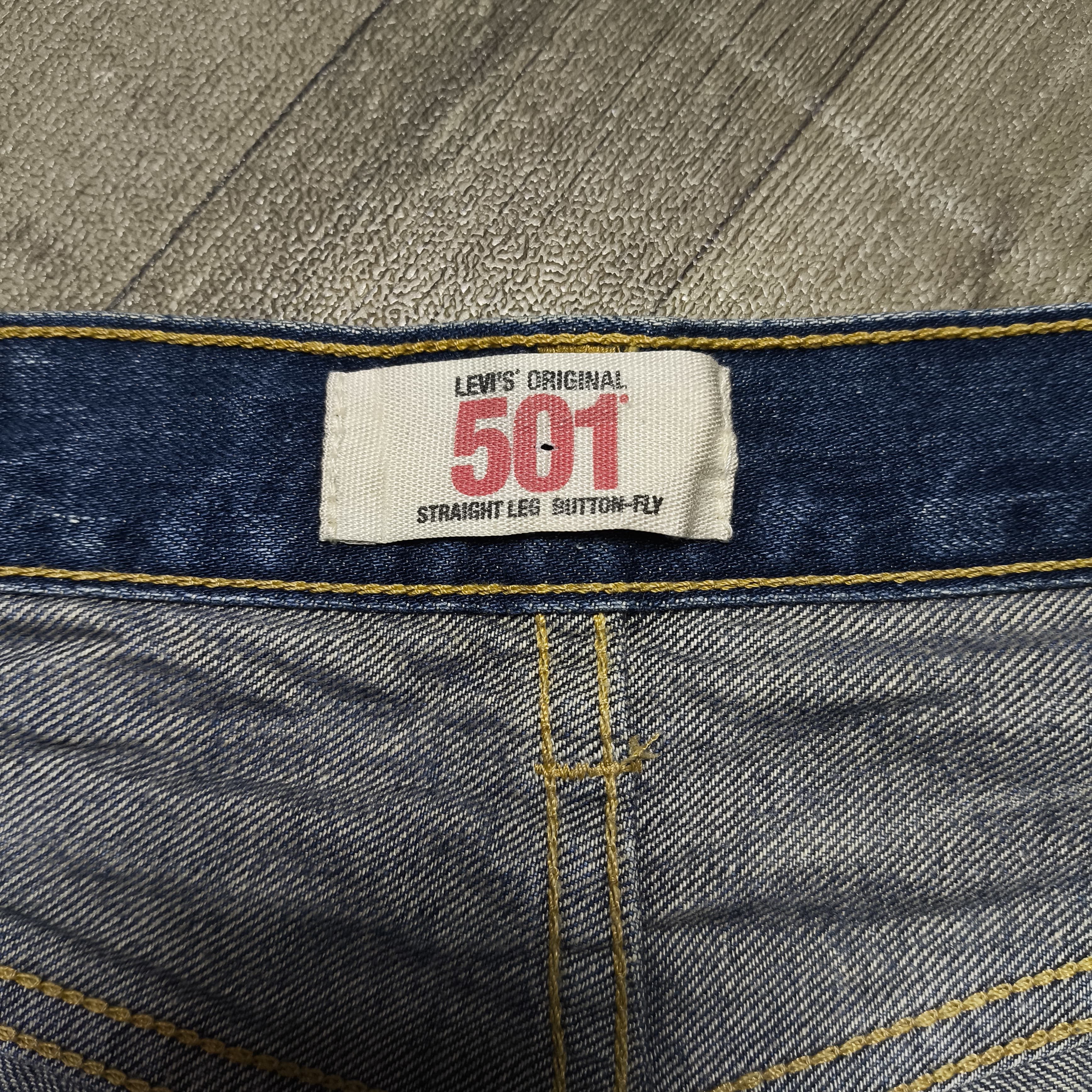 Levi's Vintage Levi's 501 Straight Leg Jeans 3073 Stamped Button Size US 30 / EU 46 - 17 Thumbnail