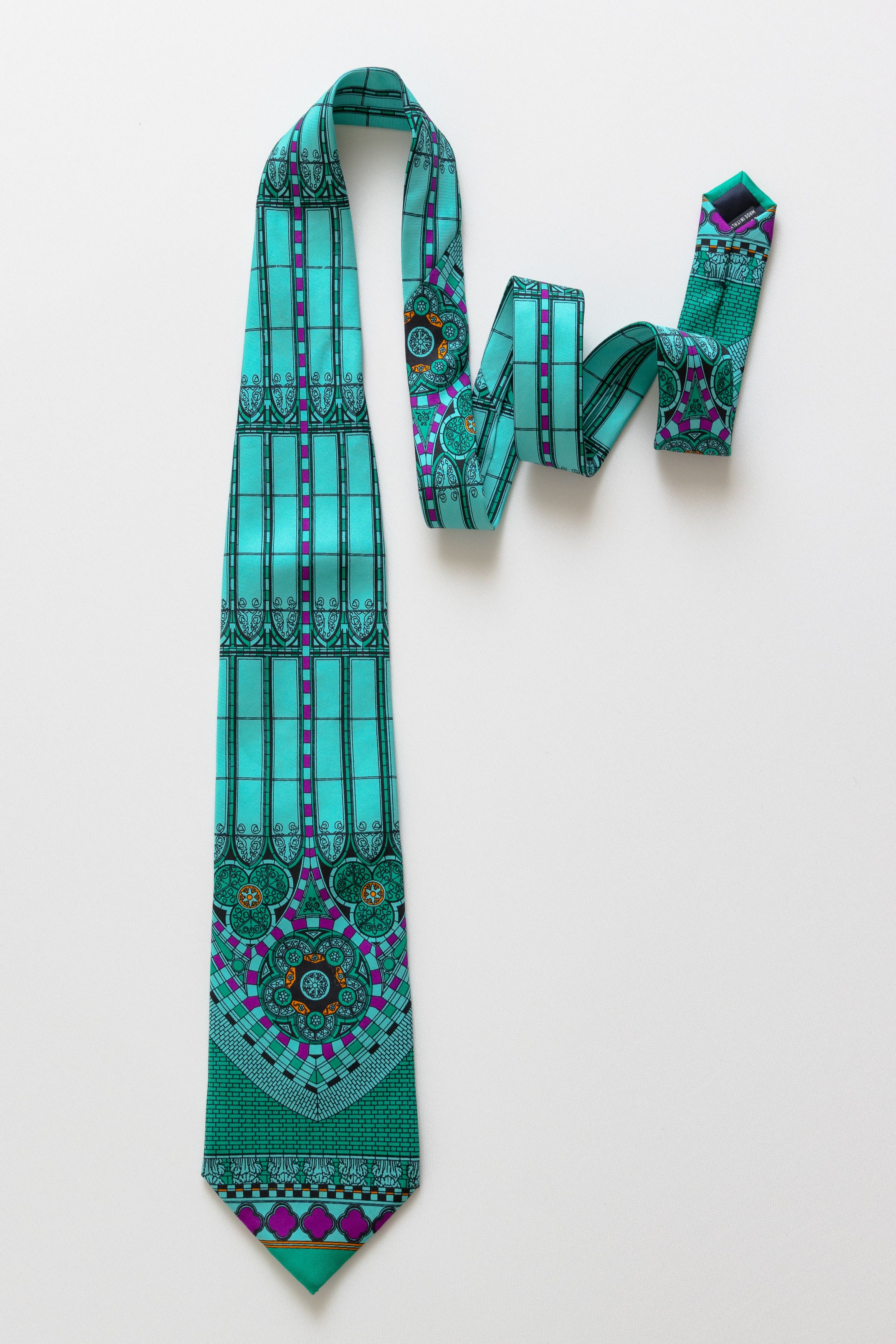 Pal Zileri Pal Zileri Tie abstract pattern necktie retro beautiful 03 Size ONE SIZE - 6 Thumbnail