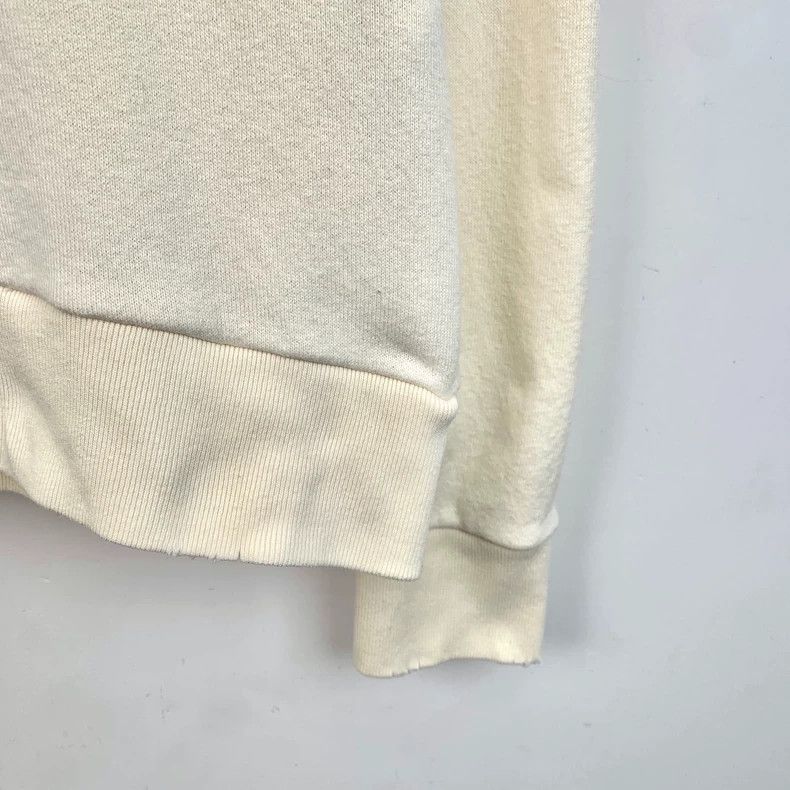 Gucci Gucci Beige logo printed hooded drawstring cotton sweatshir Size US S / EU 44-46 / 1 - 5 Thumbnail
