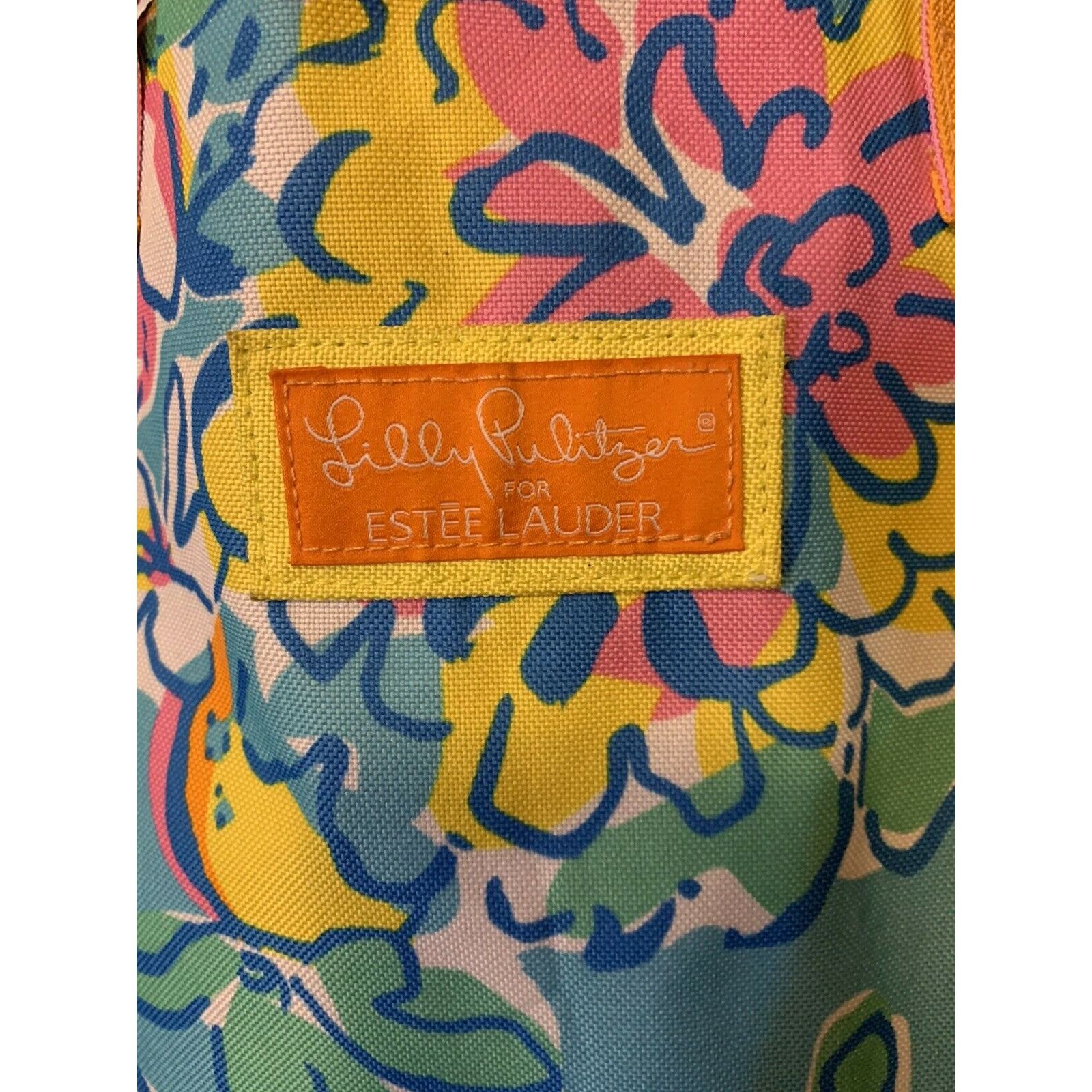 Lilly Pulitzer Lilly Pulitzer For Estee Lauder Collab Floral Print Shoulder Size ONE SIZE - 2 Thumbnail