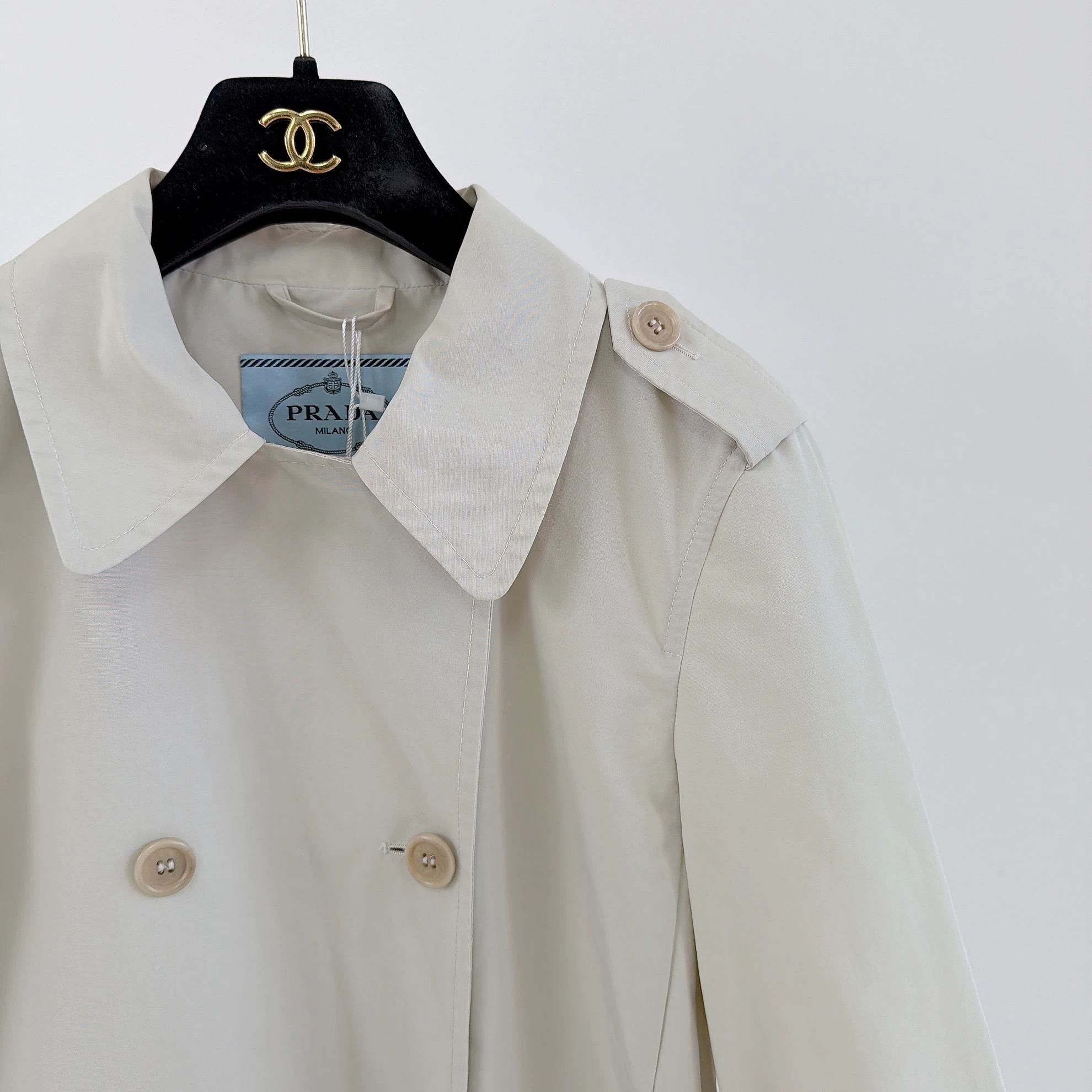 Prada Prada Light Trench Coat 36 5898 Size XS / US 0-2 / IT 36-38 - 3 Thumbnail