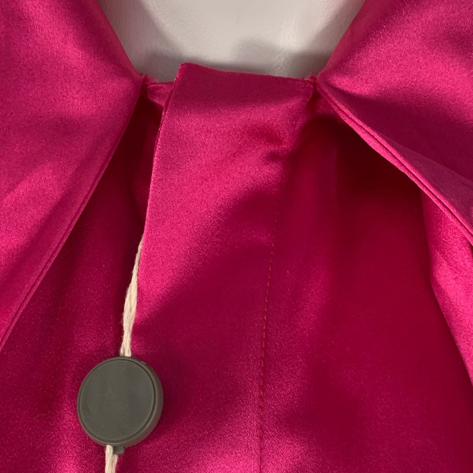Dsquared2 DSQUARED2 Size XS Fuchsia Silk Sleeveless Bow Dress Top Size XS / US 0-2 / IT 36-38 - 6 Thumbnail