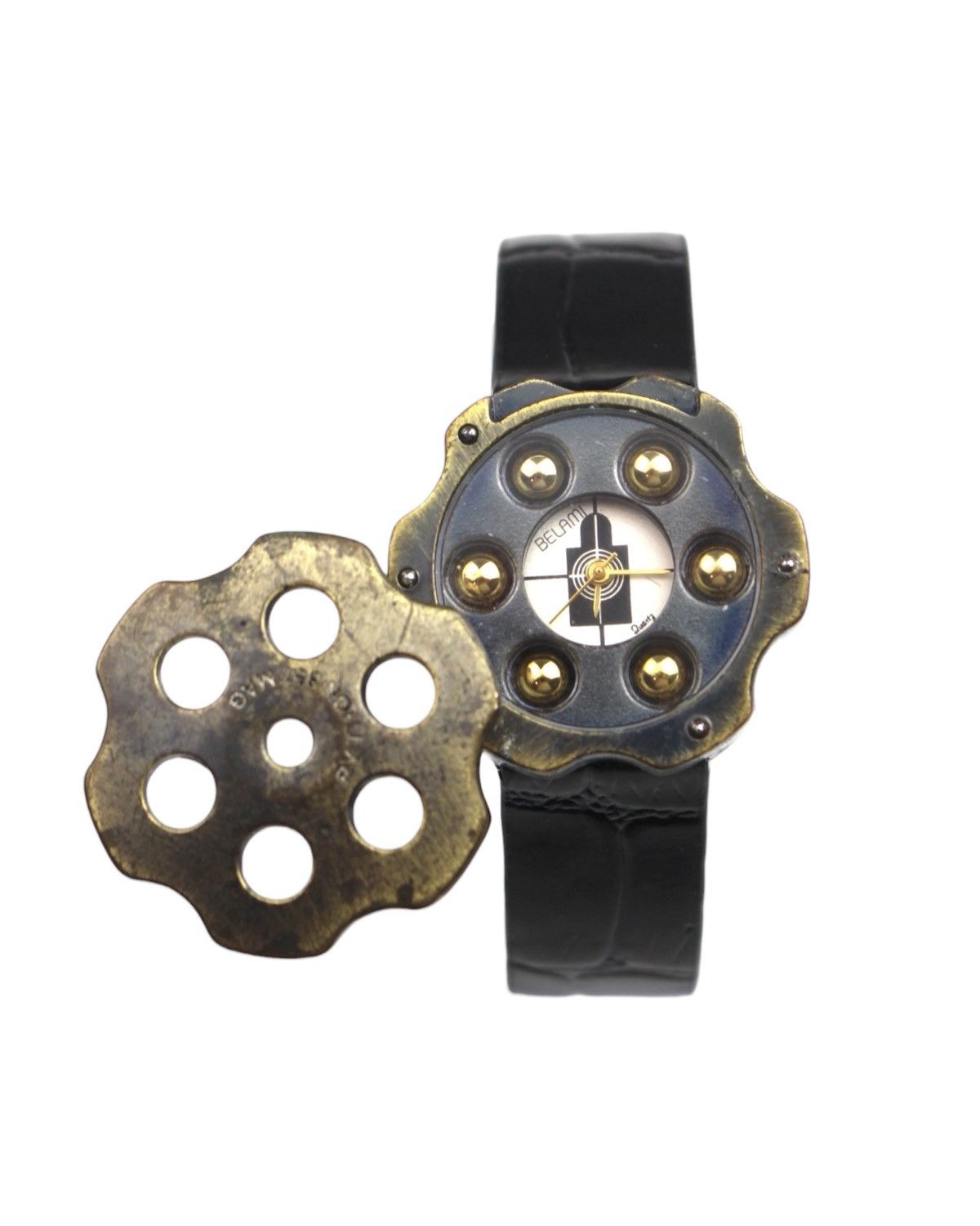 Hysteric Glamour 2000S BELAMI JAPAN REVOLVER CYLINDER PATINA STATEMENT WATCH Size ONE SIZE - 4 Thumbnail