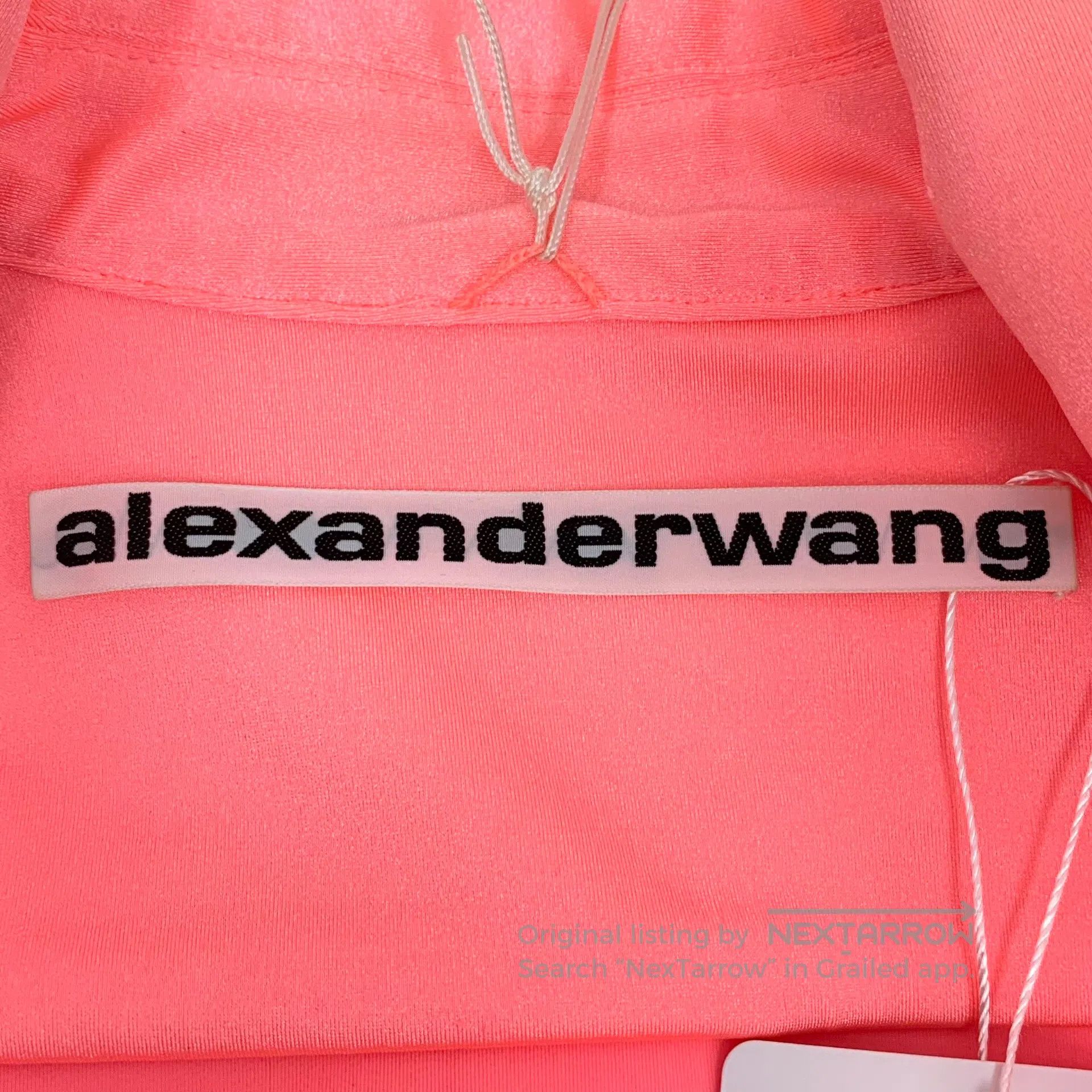 Alexander Wang Alexander Wang Fluorescent Pink Collar Single Breasted Lon Size US XS / EU 42 / 0 - 5 Thumbnail