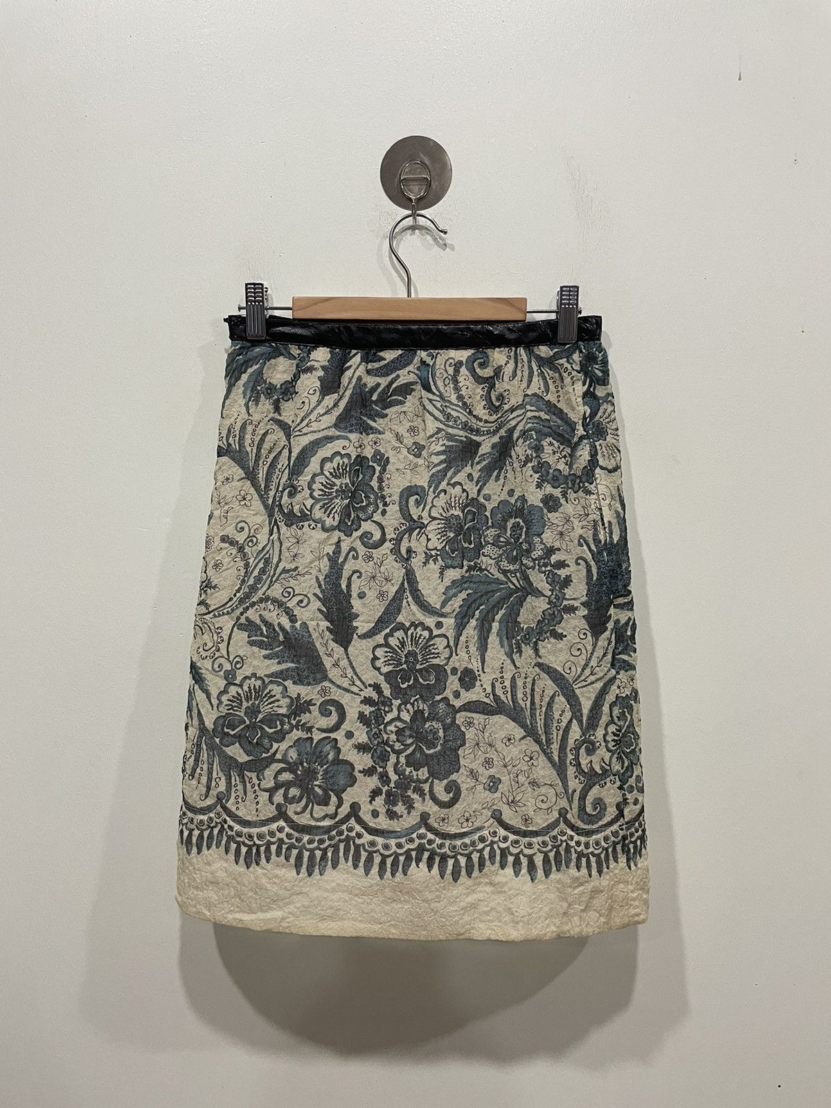 Karen Walker Karen Walker Midi Skirts Flower Pattern Size 26" / US 2 / IT 38 - 1 Thumbnail