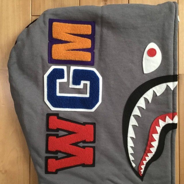 Bape BAPE Crazy color shark full zip hoodie a bathing ape Size US L / EU 52-54 / 3 - 4 Thumbnail