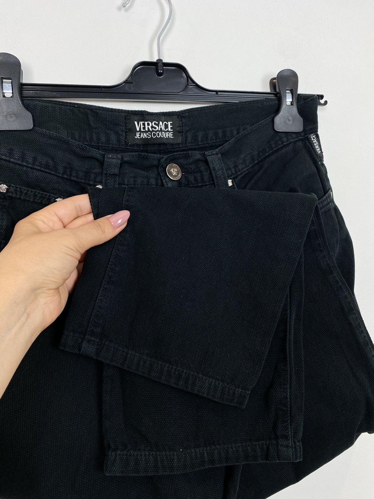 Versace Jeans Couture Vintage Versace Jeans Couture Black Jeans Denim Y2K Size US 30 / EU 46 - 6 Thumbnail