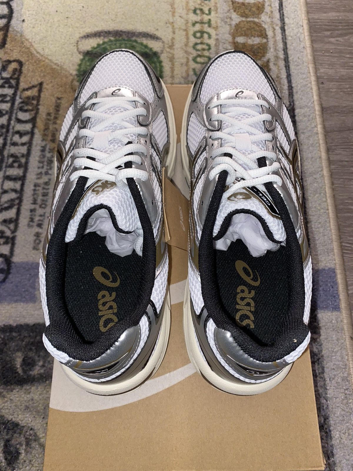 Asics ASICS Gel-1130 White Clay Canyon Size US 11.5 / EU 44-45 - 5 Thumbnail