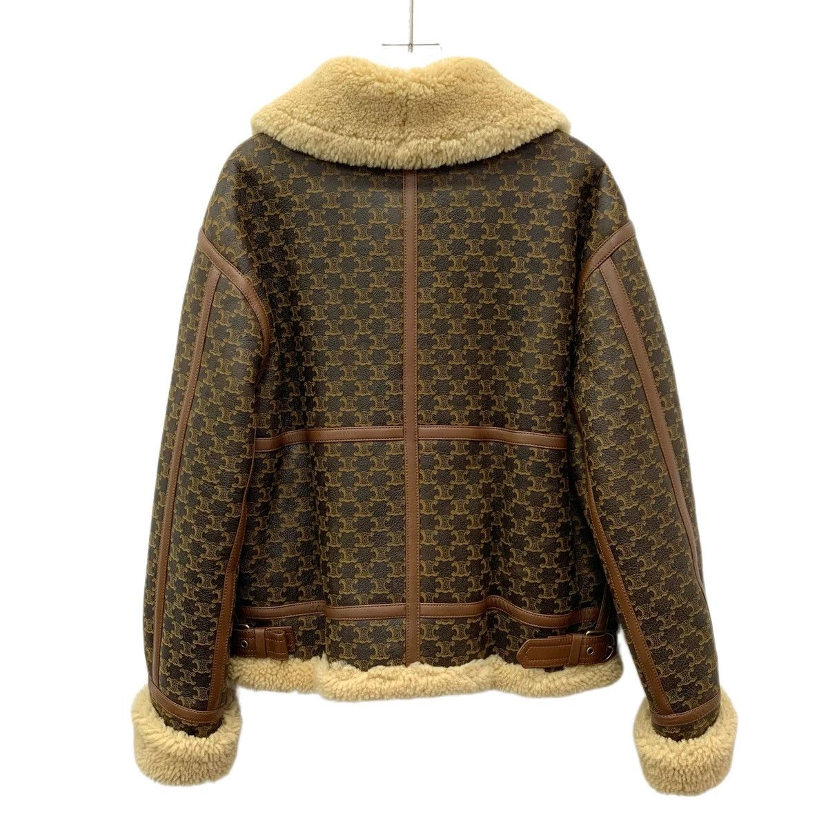 Celine Celine Lambskin Collared Zip-up Bomber Jacket K26WX Size S / US 4 / IT 40 - 2 Thumbnail