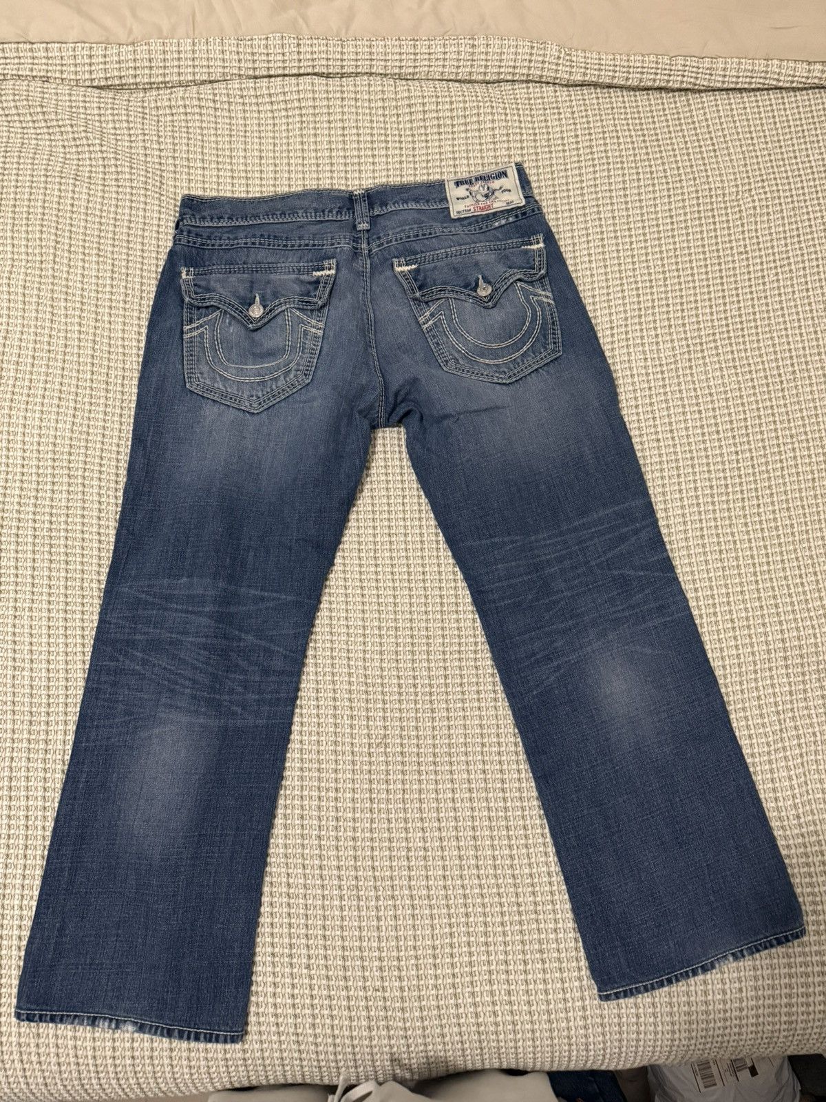 True Religion True Religion Double Stitch Denim Jeans Size US 38 / EU 54 - 2 Thumbnail