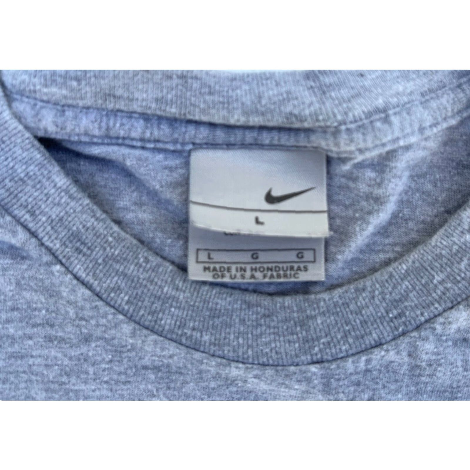 Nike VINTAGE Nike Men's T-Shirt L Gray Graphic Y2K 90s Sports Logo Crew Neck Short Sleeve Shirts Mens Size US L / EU 52-54 / 3 - 5 Thumbnail