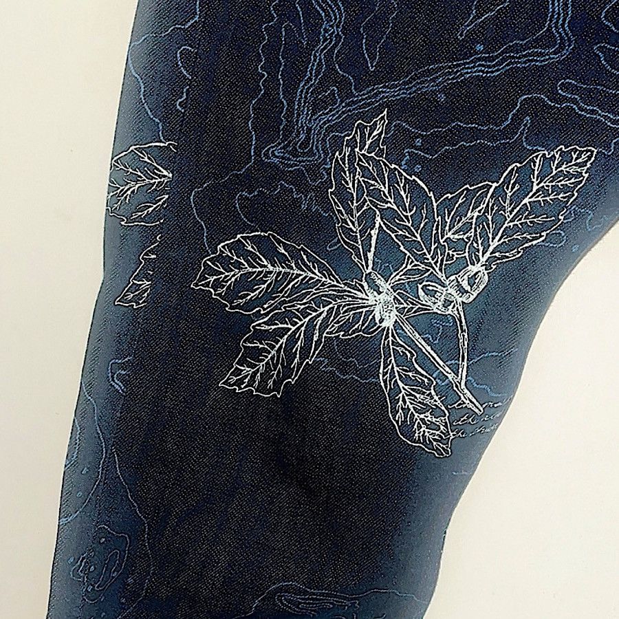 Alexander McQueen Authentic Vintage McQueen Embroidered Poetic Writing Denim Size US 31 - 3 Thumbnail
