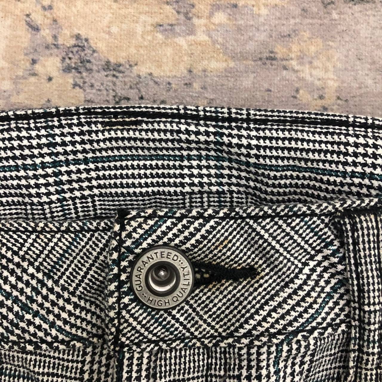 Japanese Brand P866. HOUNDSTOOTH ZIPPER PANTS Size 30" / US 8 / IT 44 - 5 Thumbnail