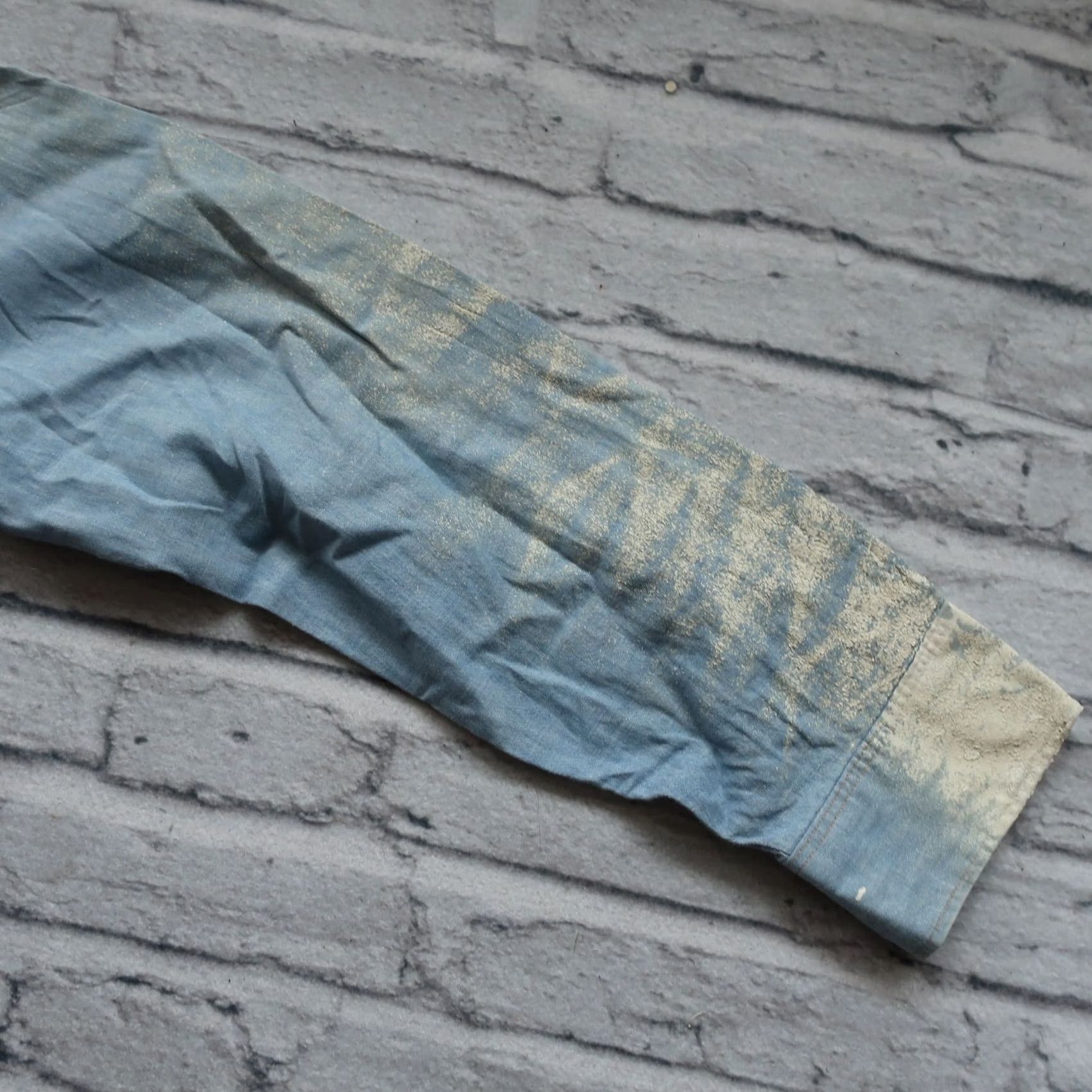 Levi's Vintage Levis Western Shirt M Light Blue 70s Orange Tab - Pre-owned Patina Mens Size US M / EU 48-50 / 2 - 3 Thumbnail