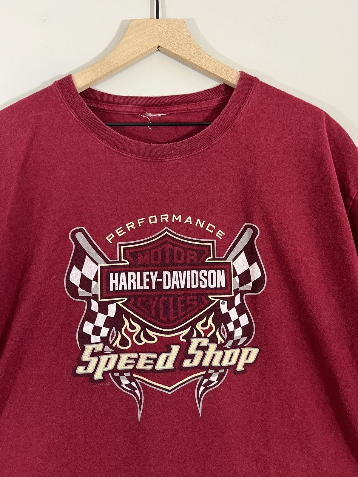 Harley Davidson Faded Harley Davidson Distressed 2000s Tee Size US XL / EU 56 / 4 - 1 Thumbnail