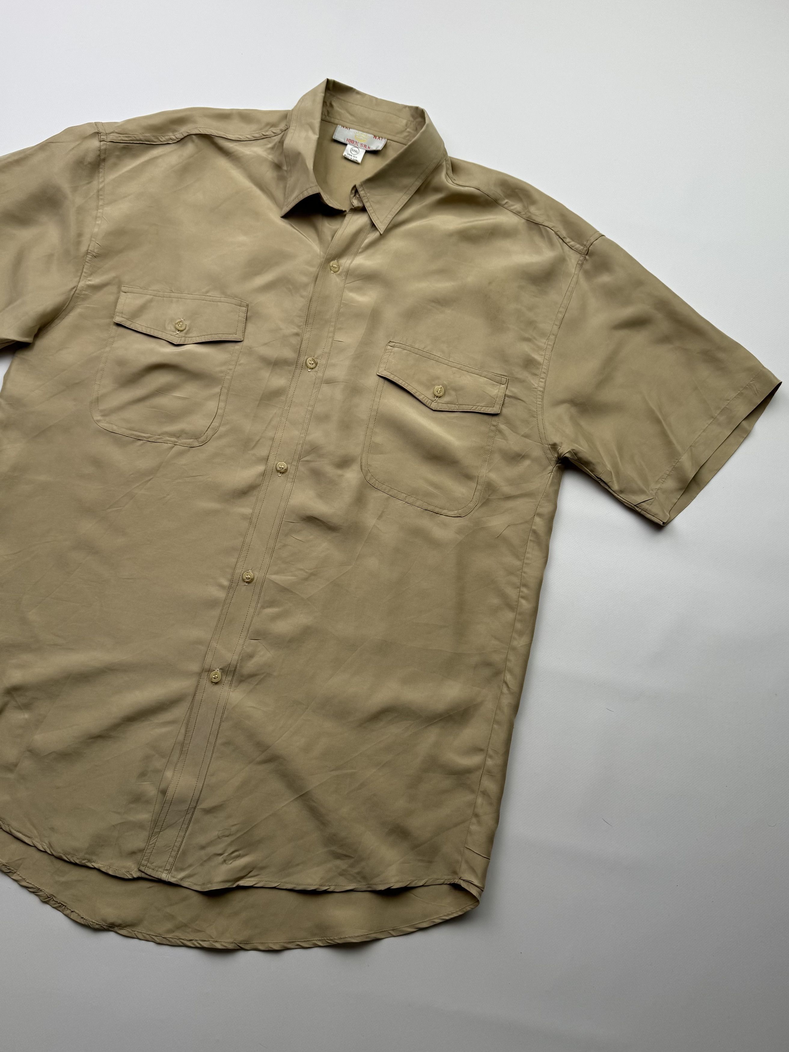 Japanese Brand Vintage Silk Shirt B625(V341)E2 Size US XXL / EU 58 / 5 - 3 Thumbnail