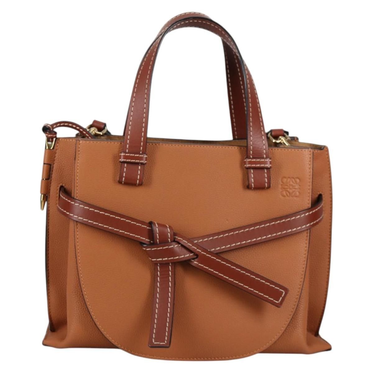 Loewe Loewe Gate Tote Leather Size ONE SIZE - 1 Thumbnail