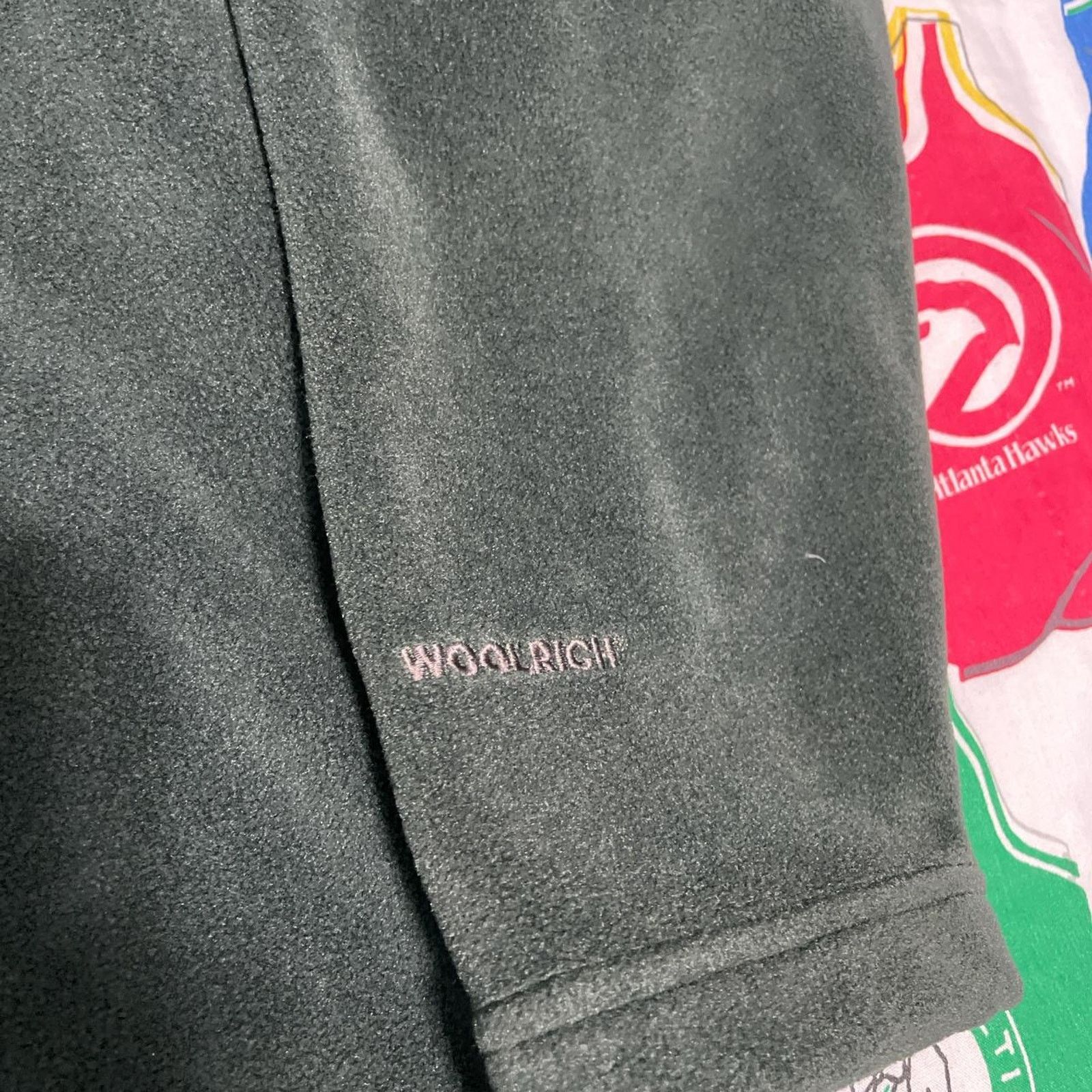 Vintage × Woolrich Woolen Mills Vintage Woolrich Quarter Zip Fleece Sweater 90s USA Size US M / EU 48-50 / 2 - 4 Thumbnail